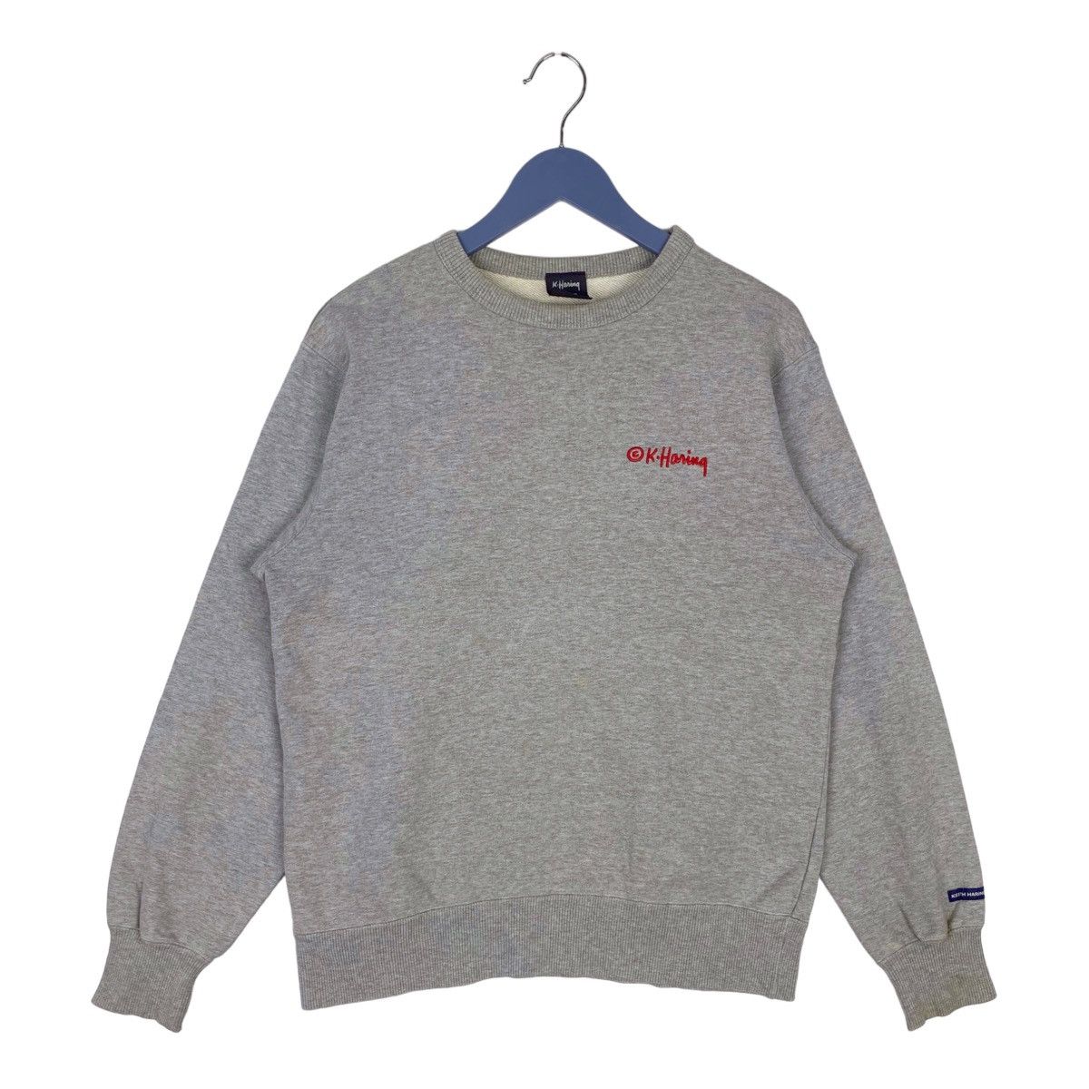 Keith Haring Keith Haring Sweatshirt Crewneck Grey Pullover Jumper Size US M / EU 48-50 / 2 - 2 Thumbnail