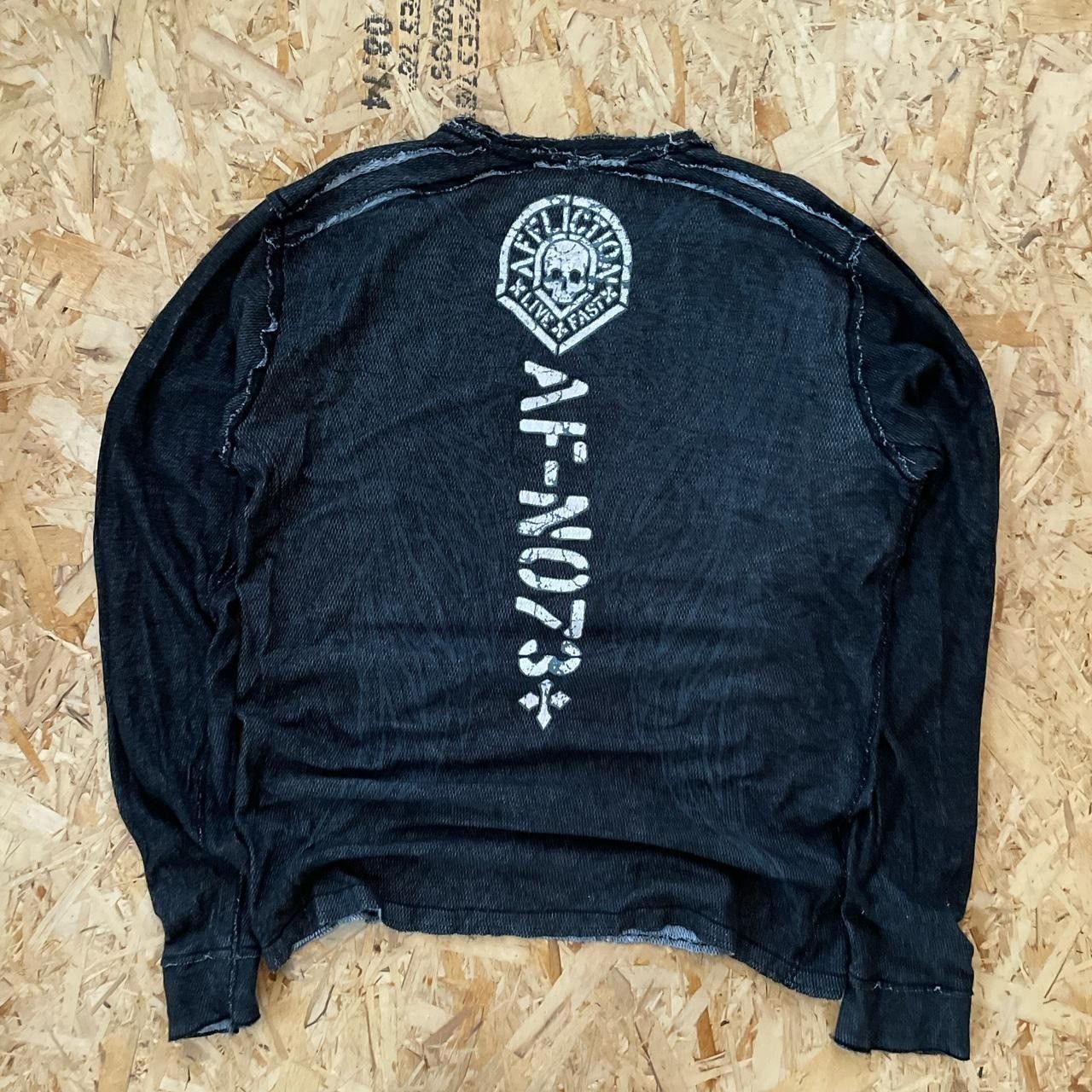 Affliction × Vintage Vintage Y2k Distressed Affliction Long Sleeve Size US XXL / EU 58 / 5 - 3 Thumbnail