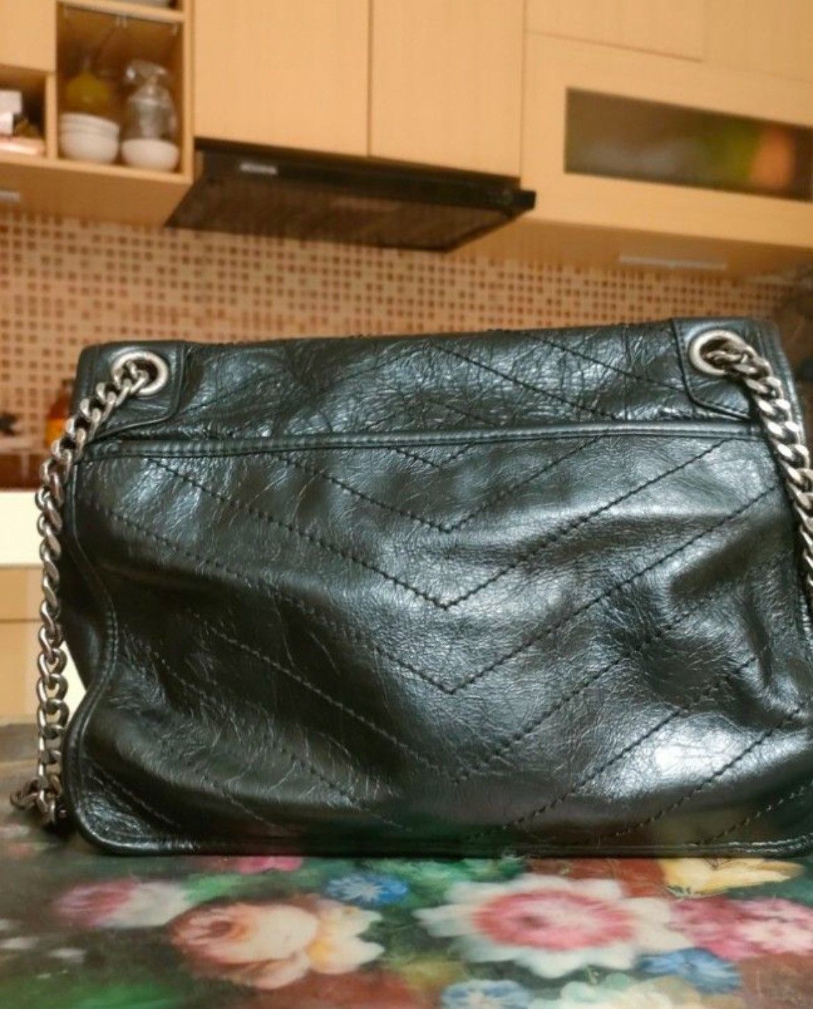 Saint Laurent Paris Saint Laurent Niki Black Medium Bag Size ONE SIZE - 4 Thumbnail