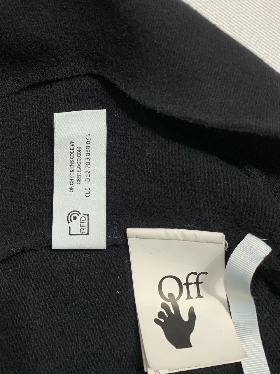 Off-White Off-White Exactly The Opposite Black Hoodie Size US S / EU 44-46 / 1 - 11 Thumbnail