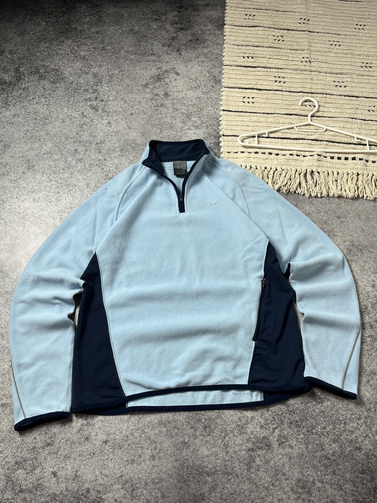 Nike 🔥90'S NIKE NINJA FLEECE BOXY SWEATSHIRT 1/3 TRACK JACKET Size US S / EU 44-46 / 1 - 10 Thumbnail