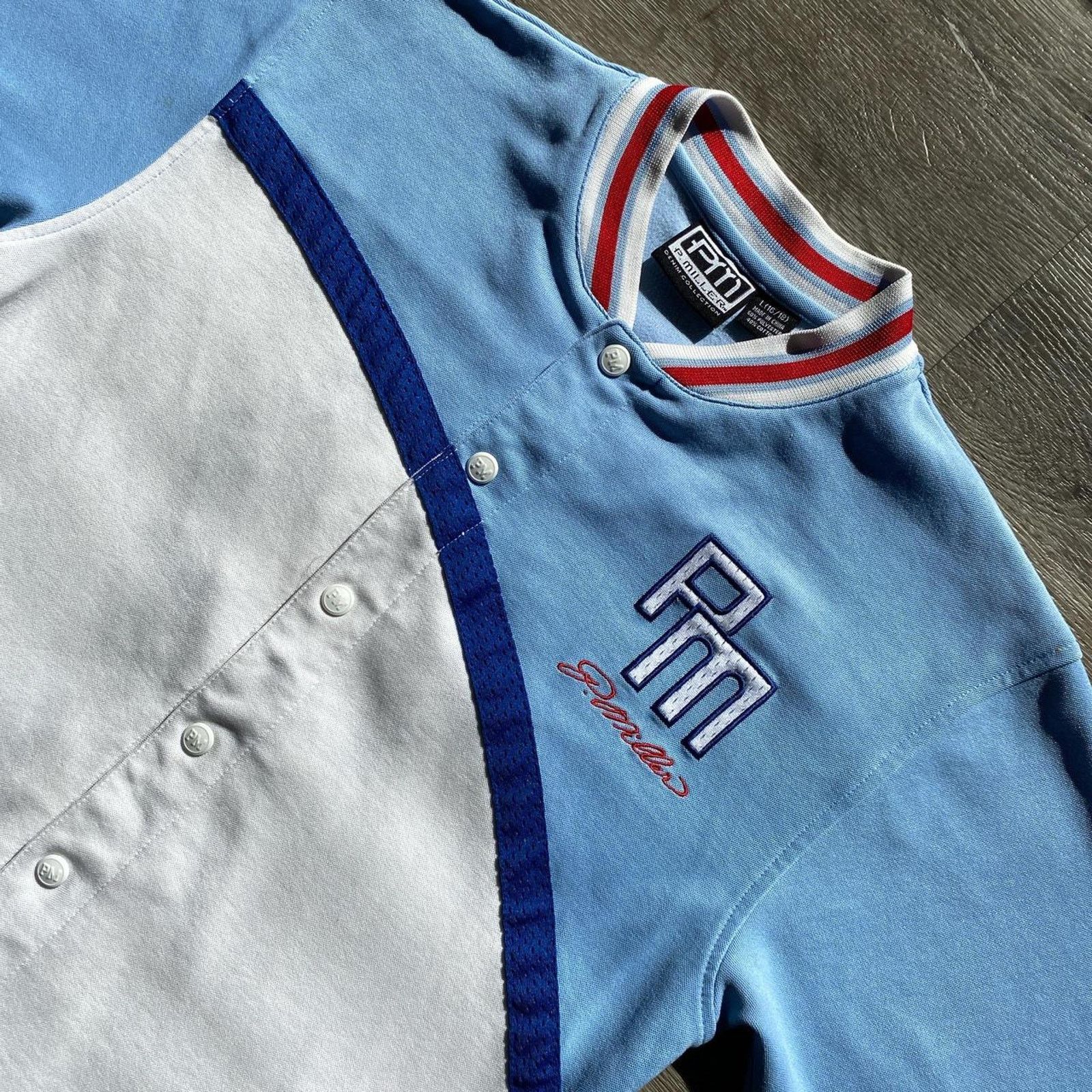 Vintage Vintage P.Miller Button Up Jersey Size US L / EU 52-54 / 3 - 2 Thumbnail