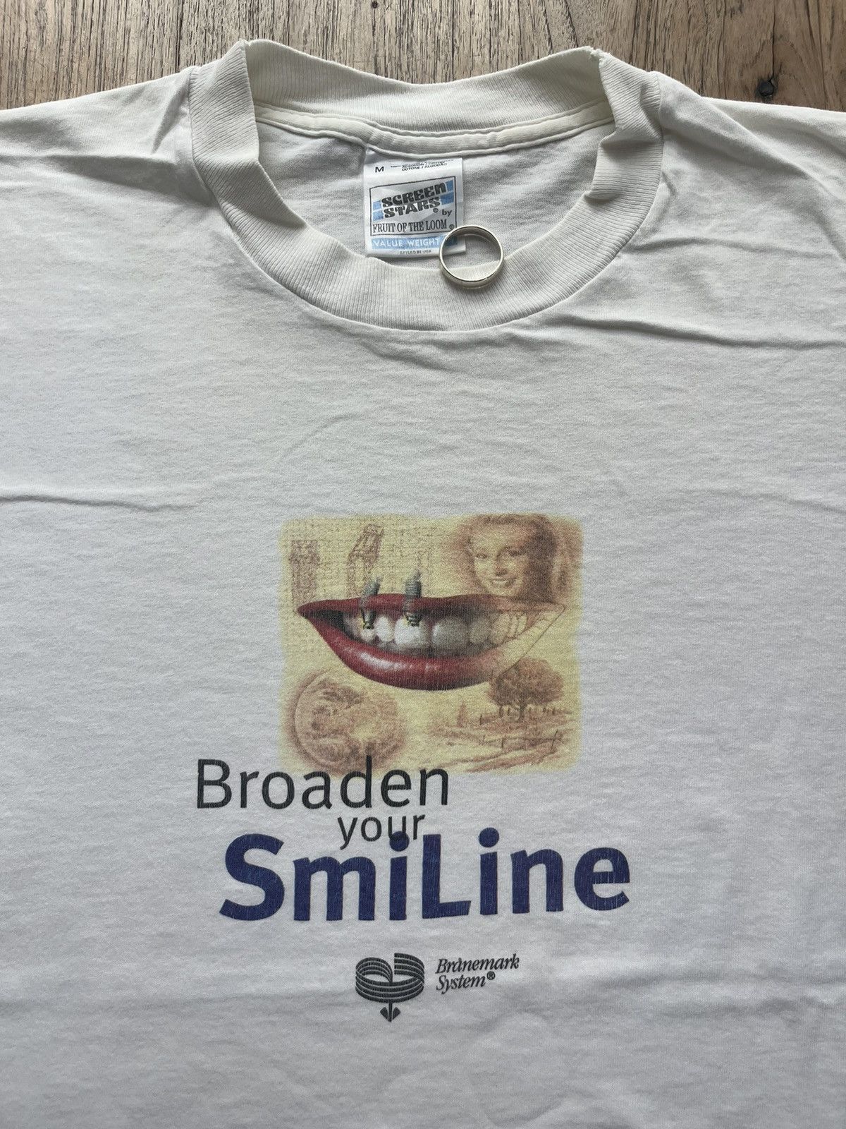 Vintage Vintage Broaden your SmiLine Branemark System 90’s T-shirt Size US M / EU 48-50 / 2 - 5 Thumbnail