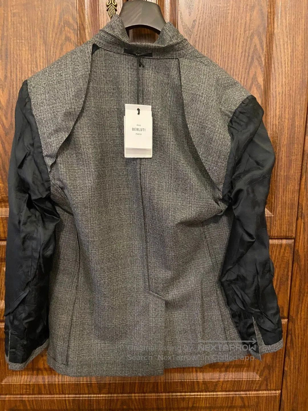 Berluti Berluti Gray Check Slim Wool Suit. Size US L / EU 52-54 / 3 - 4 Thumbnail