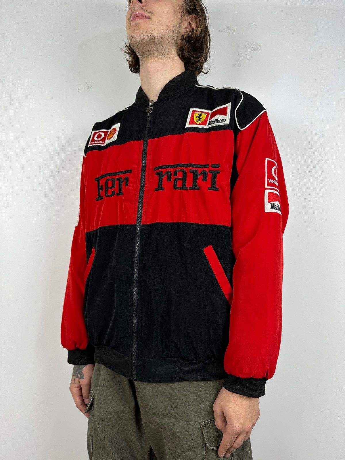 Ferrari Vintage Ferrari Michael Schumacher F1 Marlboro Racing Jacket Size US XL / EU 56 / 4 - 3 Thumbnail