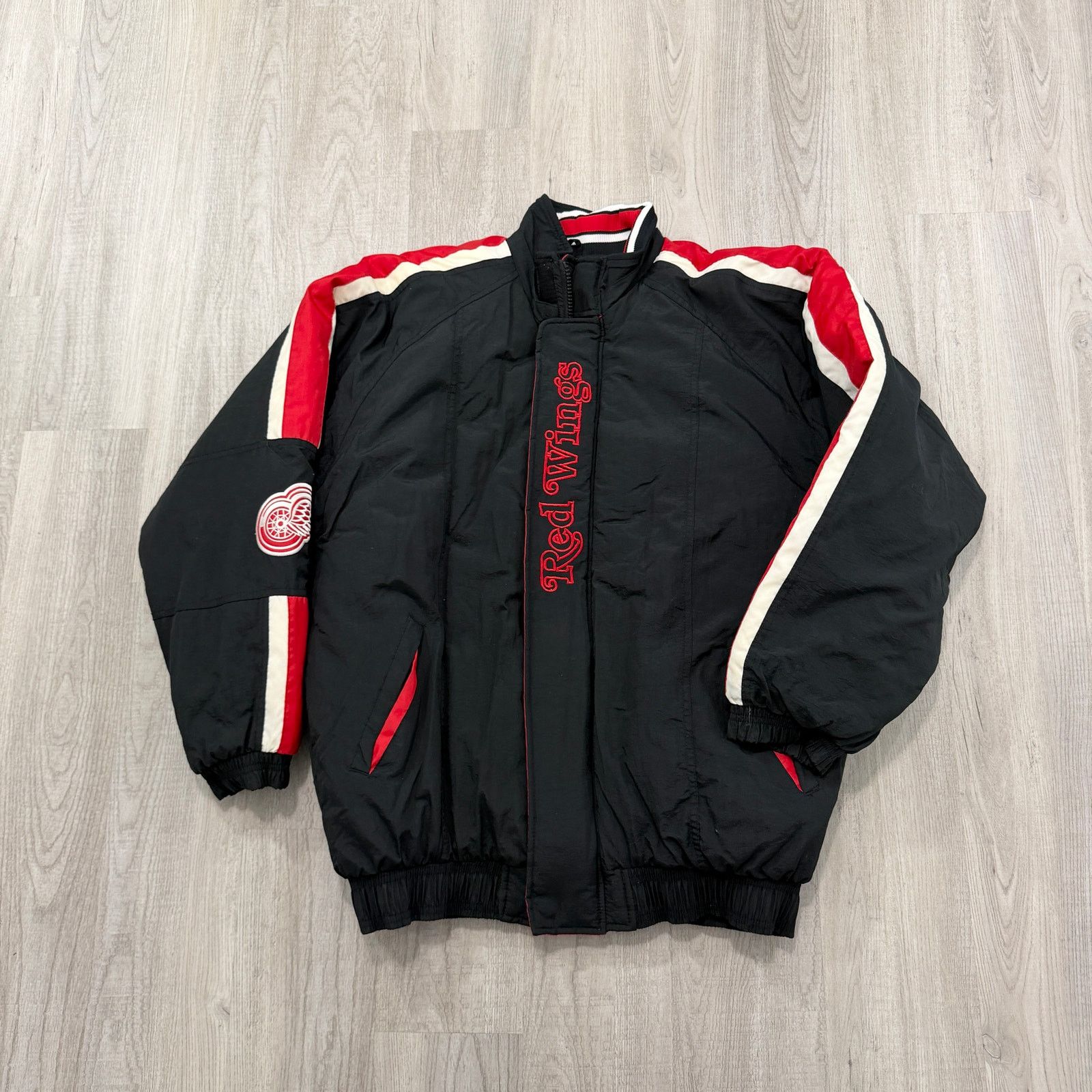Vintage Vintage Detroit Red Wings Starter Jacket Men's Large Black Size US L / EU 52-54 / 3 - 1 Thumbnail