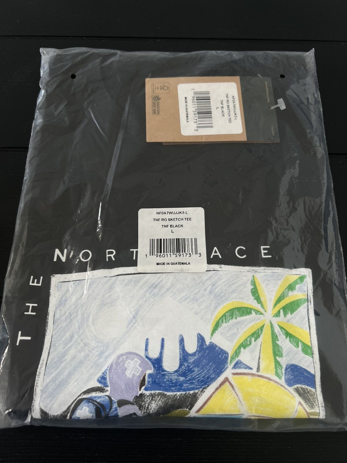 Supreme × The North Face Supreme The North Face Sketch S/S Top Black Large Size US L / EU 52-54 / 3 - 2 Thumbnail