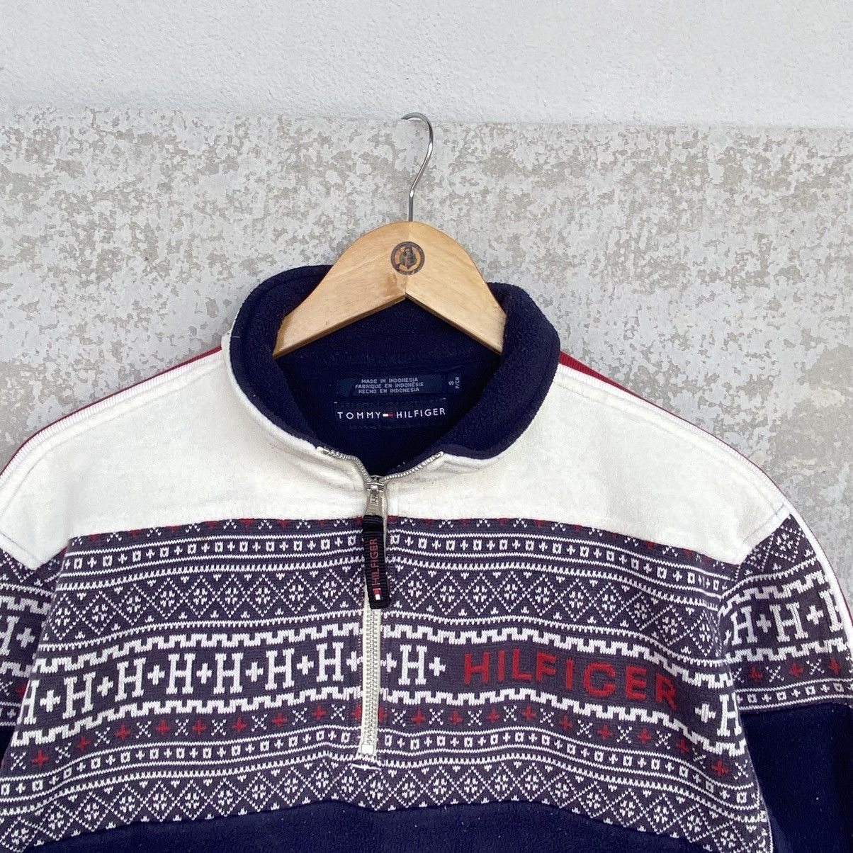 Other Vintage Tommy Hilfiger Quartz Zip Sweatshirt NavyBlue Sz S Size US M / EU 48-50 / 2 - 4 Thumbnail