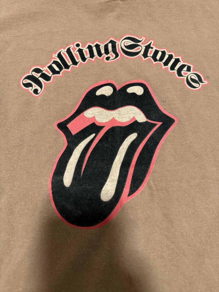 The Rolling Stones Rolling Stones Logo Crazy 2005 Vintage Brown Tee Shirt Size US M / EU 48-50 / 2 - 2 Thumbnail