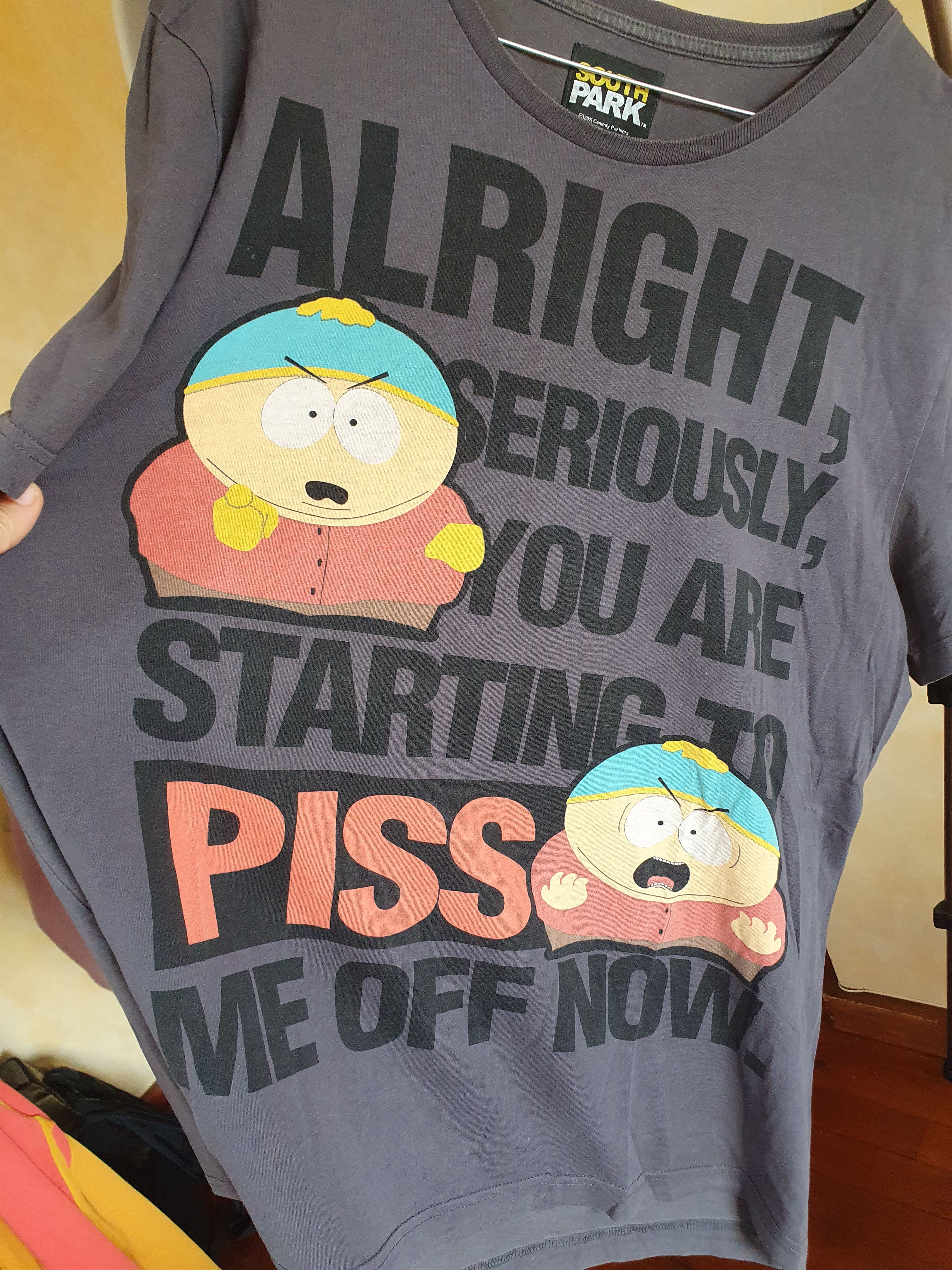 Anime × Vintage South Park Comedy Central You’re Starting To Piss Me Off XL Size US XL / EU 56 / 4 - 4 Thumbnail