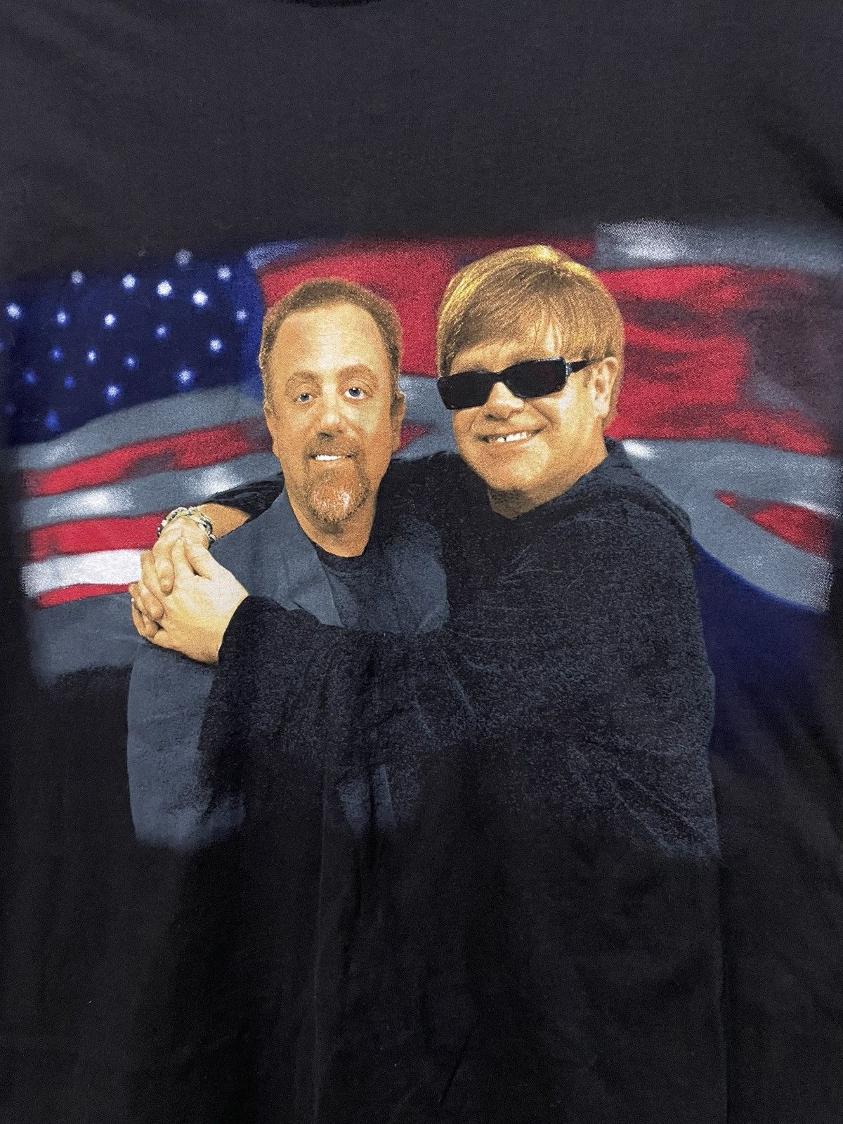 Band Tees × Vintage Vintage 1998 Elton John Billy Joel Face To Face Tour T Shirt Size US XL / EU 56 / 4 - 5 Thumbnail