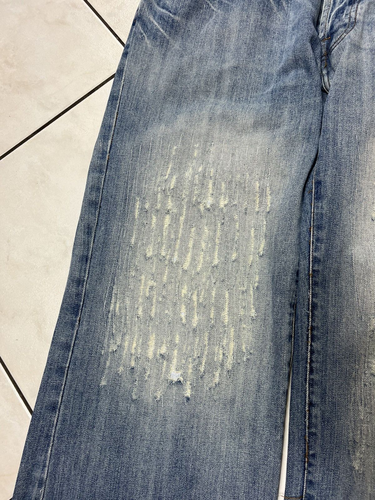 Energie × Vintage Vintage Energie gold baggy washed distressed ripped jeans Size US 36 / EU 52 - 8 Thumbnail