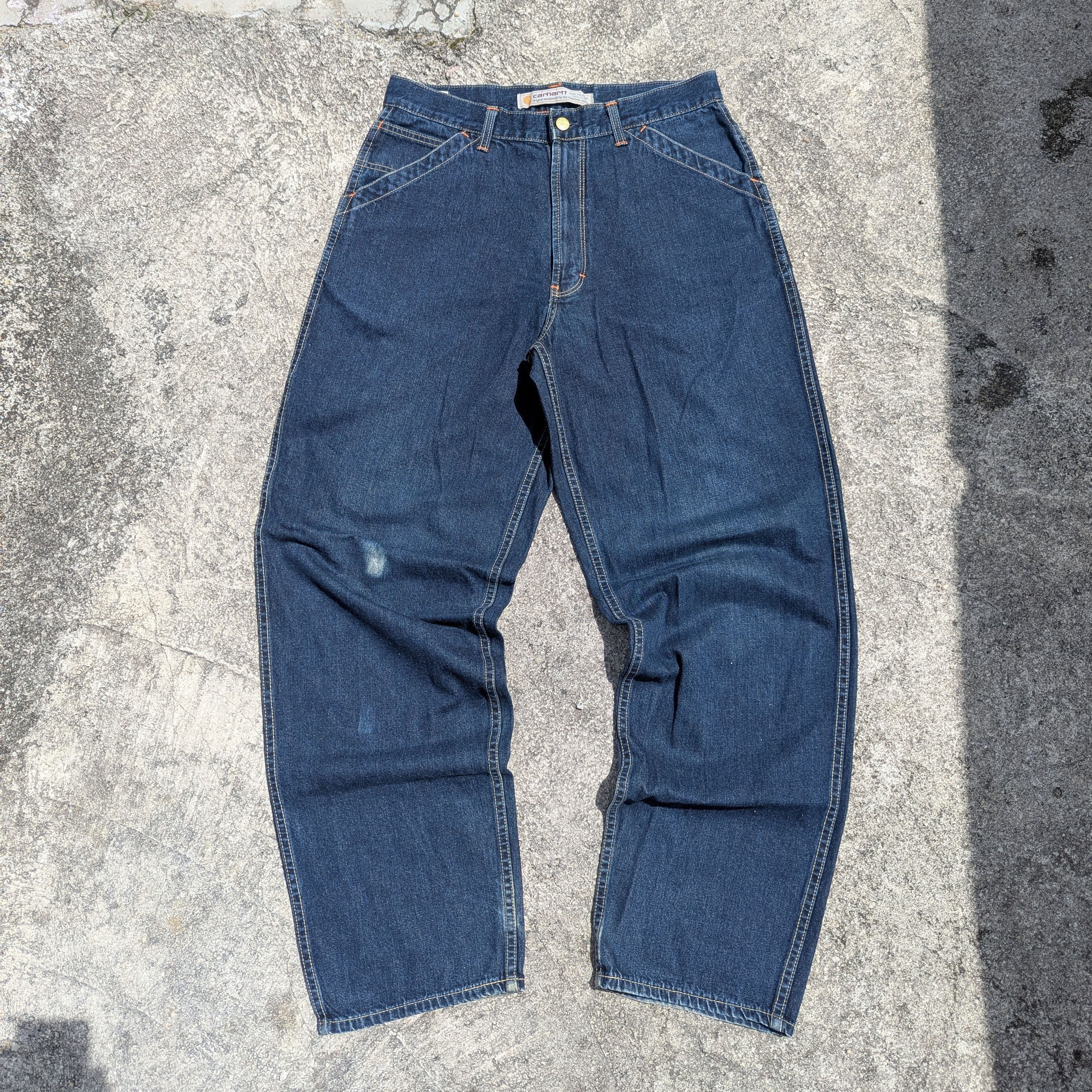 Carhartt × Carhartt Wip × Vintage Vintage Carhartt 100 Years Anniversary Carpenter denim pants Size US 32 / EU 48 - 4 Thumbnail