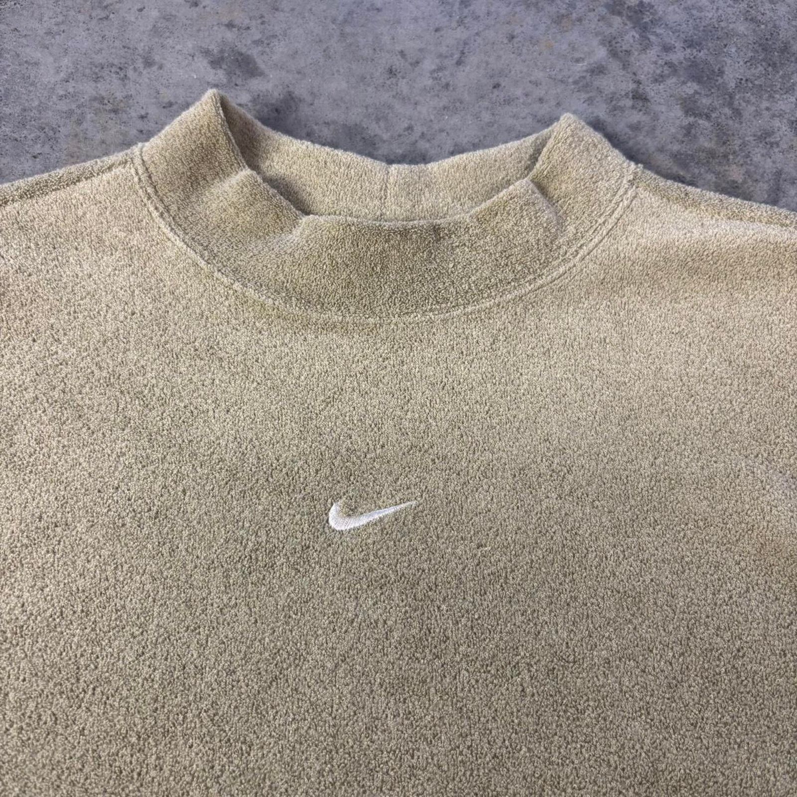 Nike Nike Center Swoosh Cropped Fleece Sweatshirt Size XL / US 12-14 / IT 48-50 - 2 Thumbnail