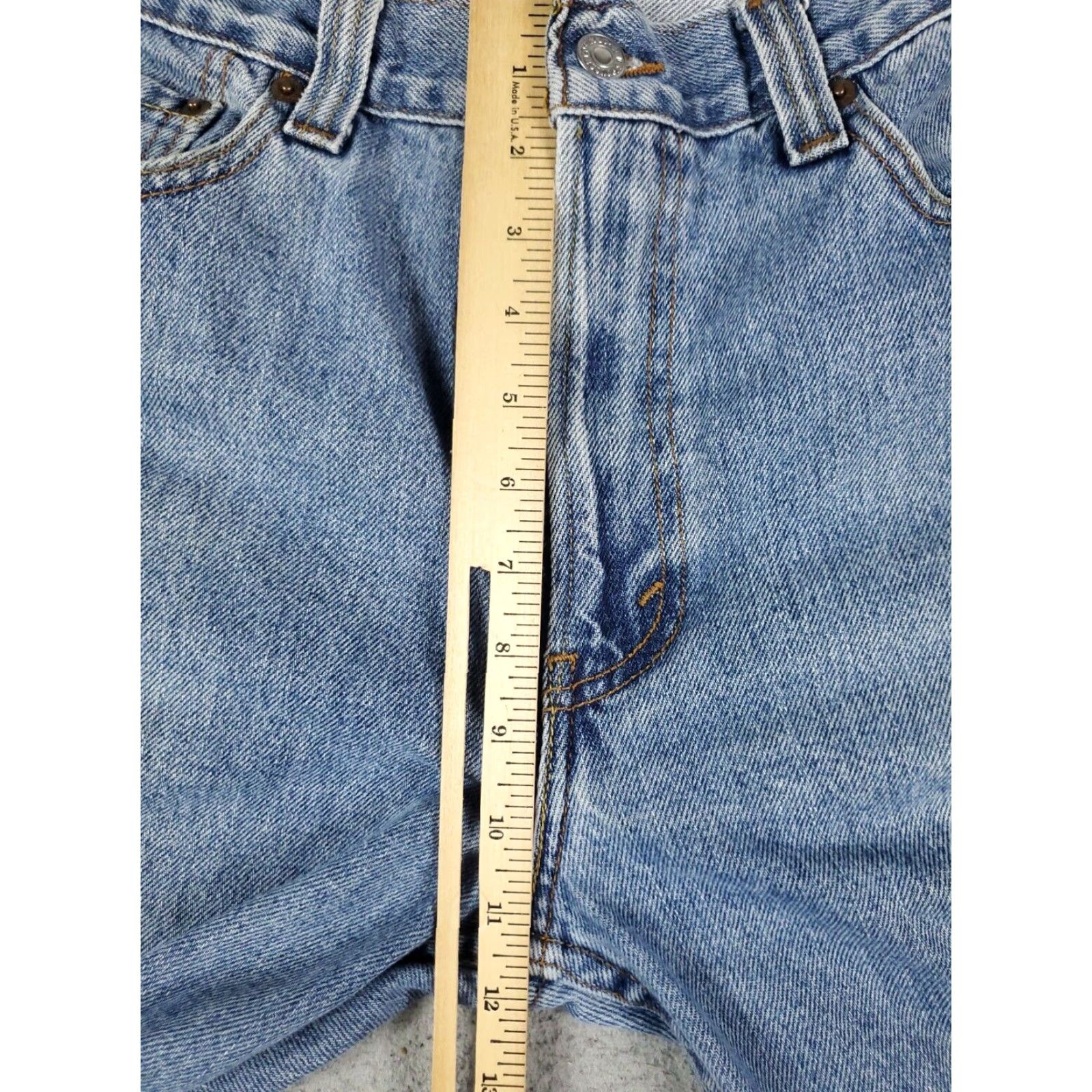 Levi's Levis 505 Mens Blue Straight Leg Jeans 34x28 Cotton Size US 34 / EU 50 - 3 Thumbnail