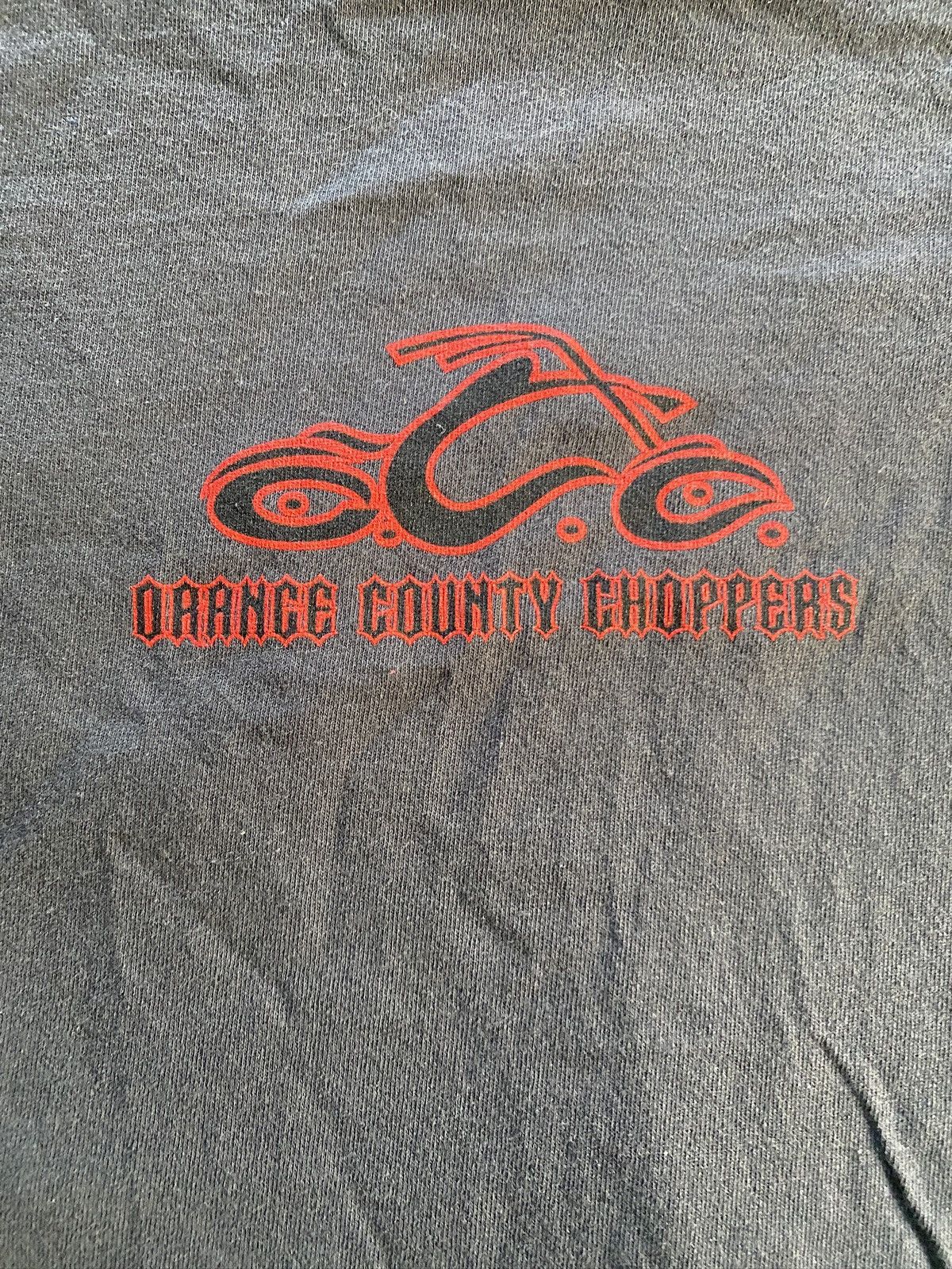 Vintage Vintage 2003 Y2K Orange County Chopper Double Sided Grey Tee Size US M / EU 48-50 / 2 - 4 Thumbnail