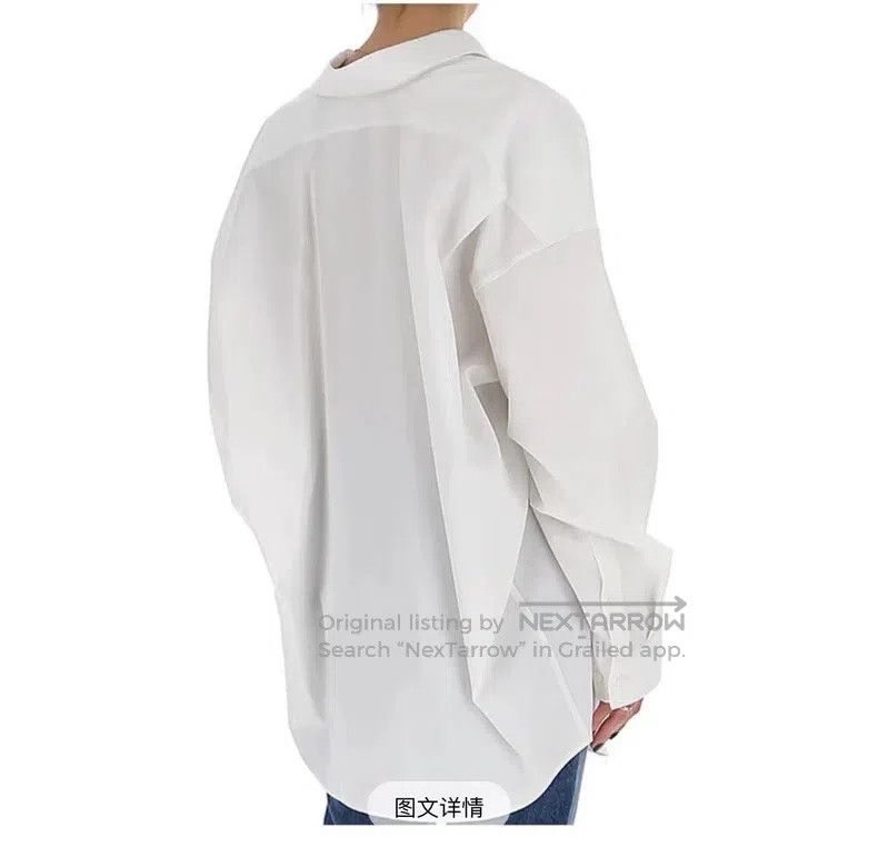 Balenciaga Balenciaga Long Sleeve White Shirt Size S / US 4 / IT 40 - 4 Thumbnail