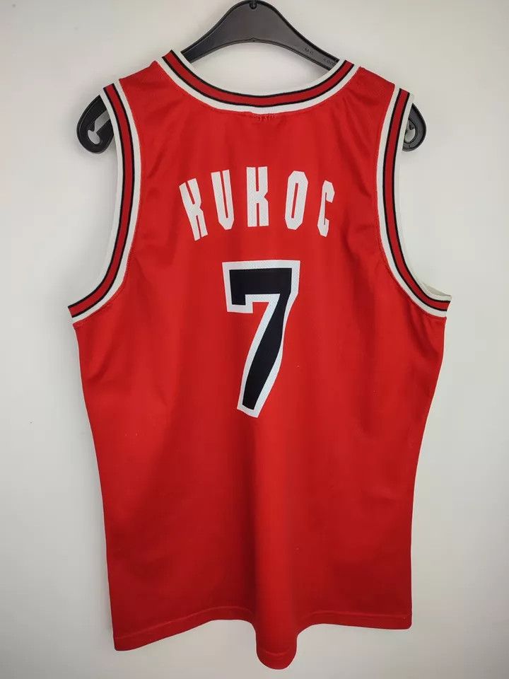 NBA NBA CHICAGO BULLS BASKETBALL SHIRT CHAMPION #7 KUKOC Size US L / EU 52-54 / 3 - 11 Thumbnail