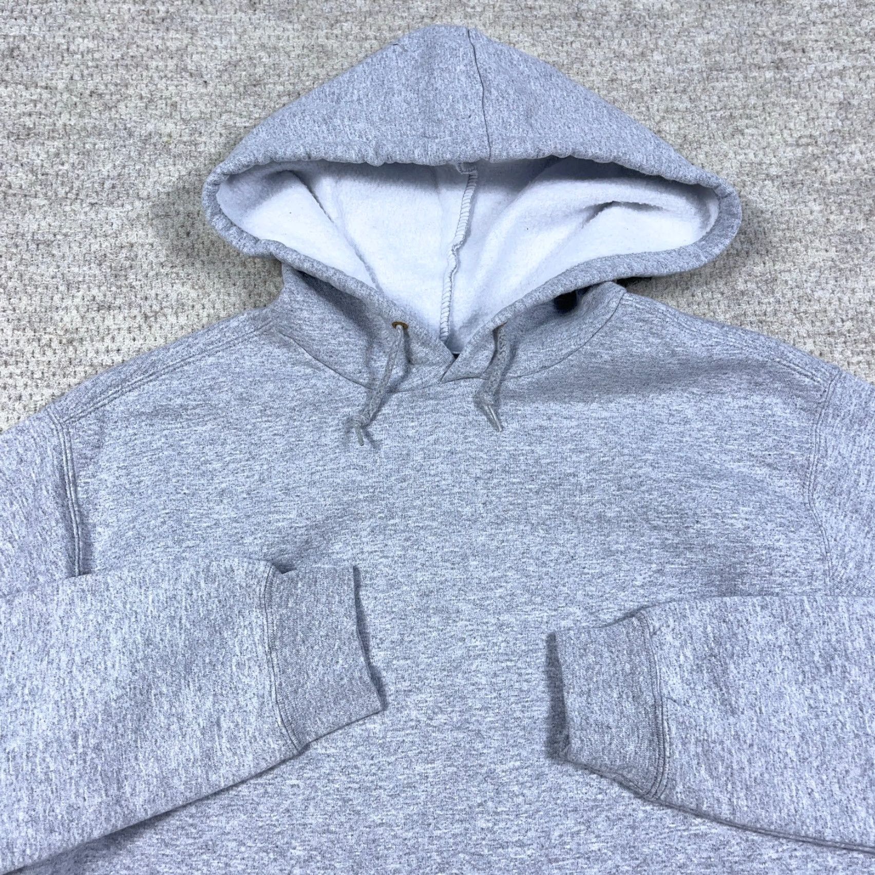 Carhartt VINTAGE Carhartt Hoodie Men M Medium Heather Gray Pullover Sweatshirt Work Zip Crew Neck All Seasons Hooded Solid Gray 90s Style Mens Size US M / EU 48-50 / 2 - 4 Thumbnail