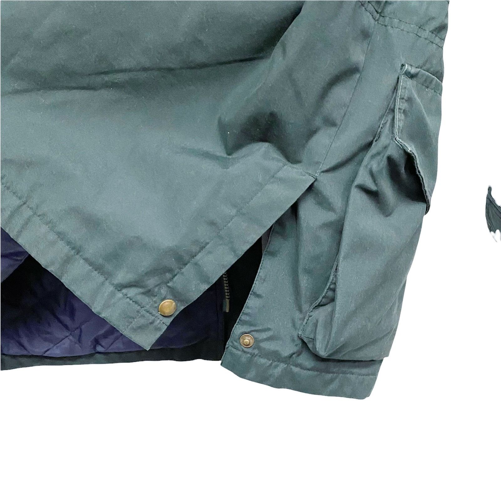 Lands' End Vintage Lands End Green Quilted Parka Jacket Chore Coat Size US M / EU 48-50 / 2 - 6 Thumbnail