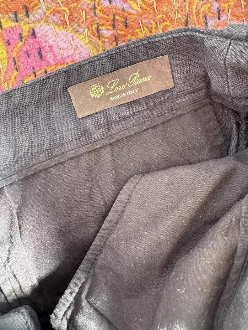 Loro Piana LORO PIANA Pure cotton trousers Size 26" / US 2 / IT 38 - 3 Thumbnail