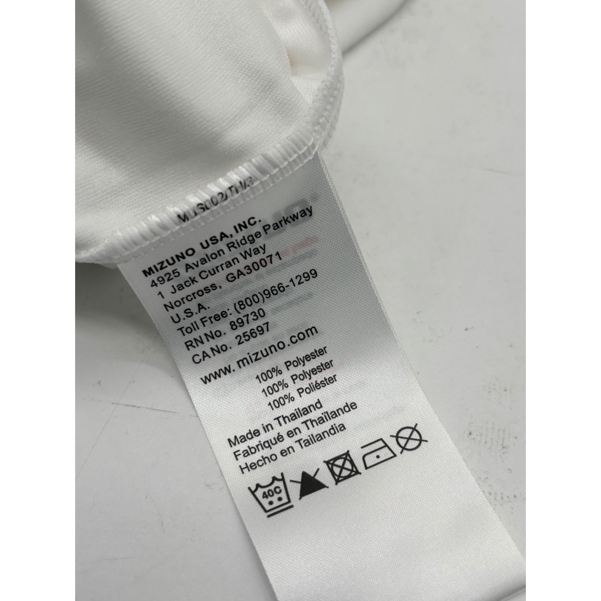 Mizuno Mizuno Men’s Elite 2-Button Baseball Jersey 350527, White, Size US S / EU 44-46 / 1 - 7 Thumbnail