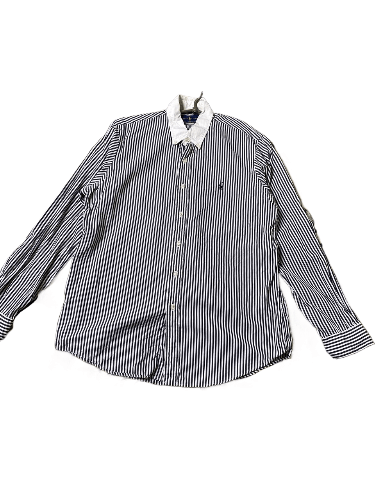 Ralph Lauren Ralph Lauren 100% Cotton Classic Striped Button Up Shirt Size US L / EU 52-54 / 3 - 1 Thumbnail