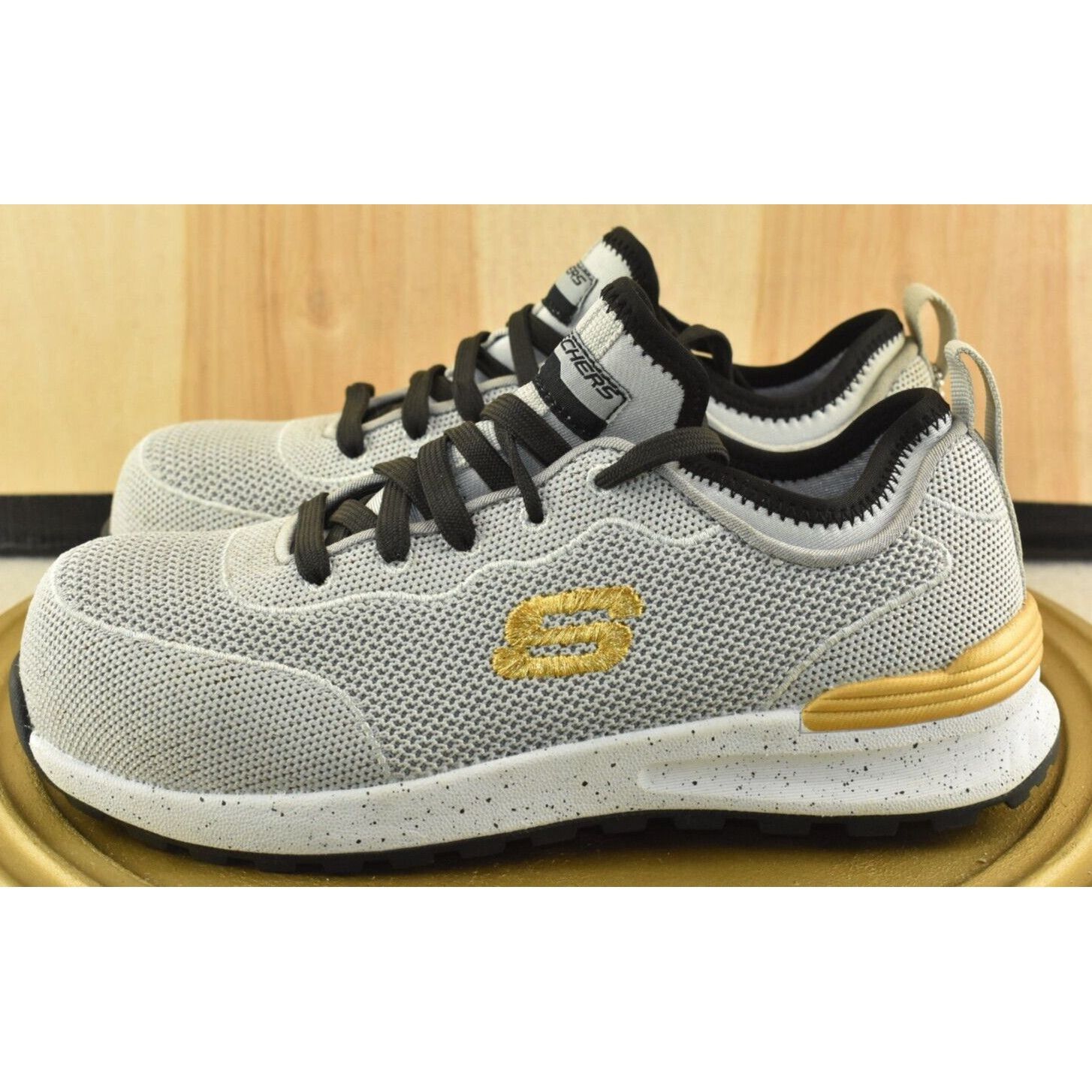 SKECHERS Skechers Bulkin Balran Women's Shoes Size 5 Gray Steel Toe W Size US 5 / IT 35 - 5 Thumbnail