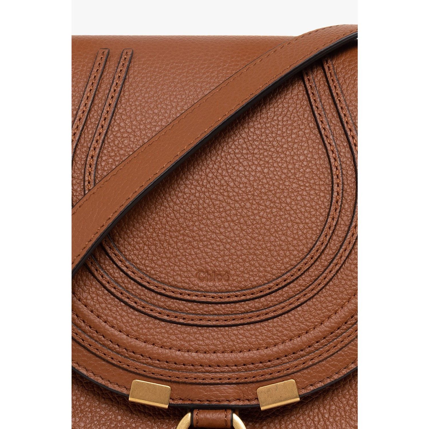 Chloe Chloe Small Saddle Tan Grained Leather Shoulder Bag New & Au Size ONE SIZE - 5 Thumbnail