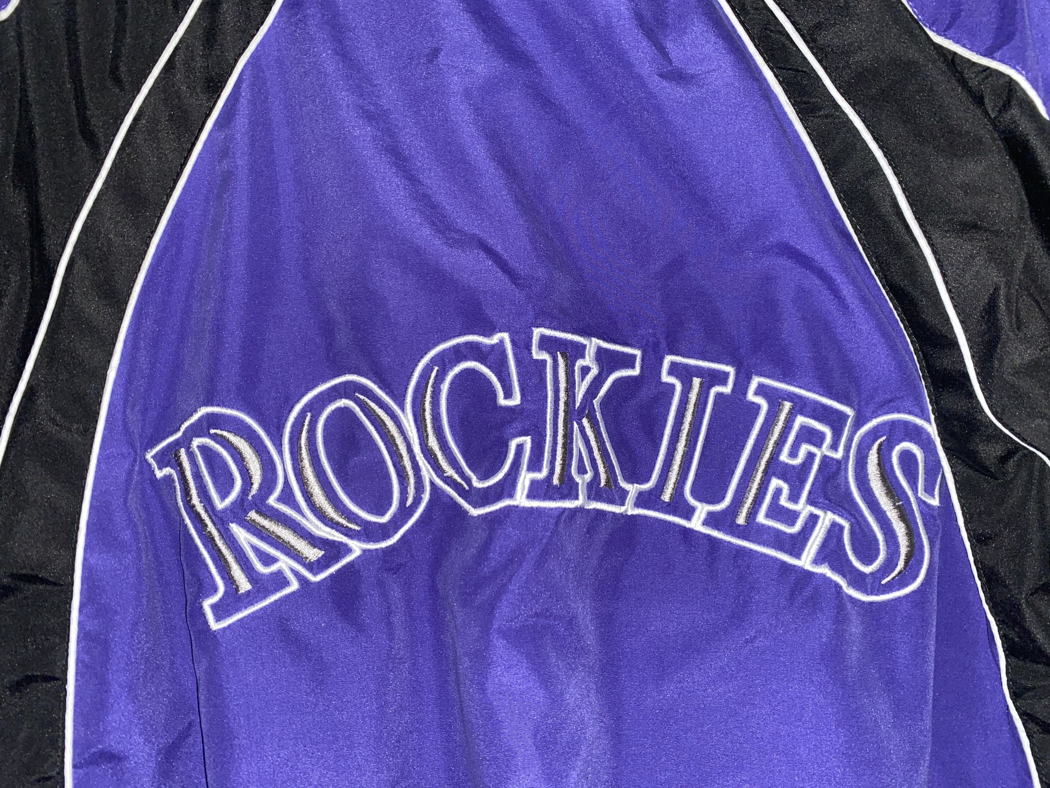 MLB vtg Colorado Rockies Pullover Windbreaker M top MLB Baseball Size US M / EU 48-50 / 2 - 6 Thumbnail
