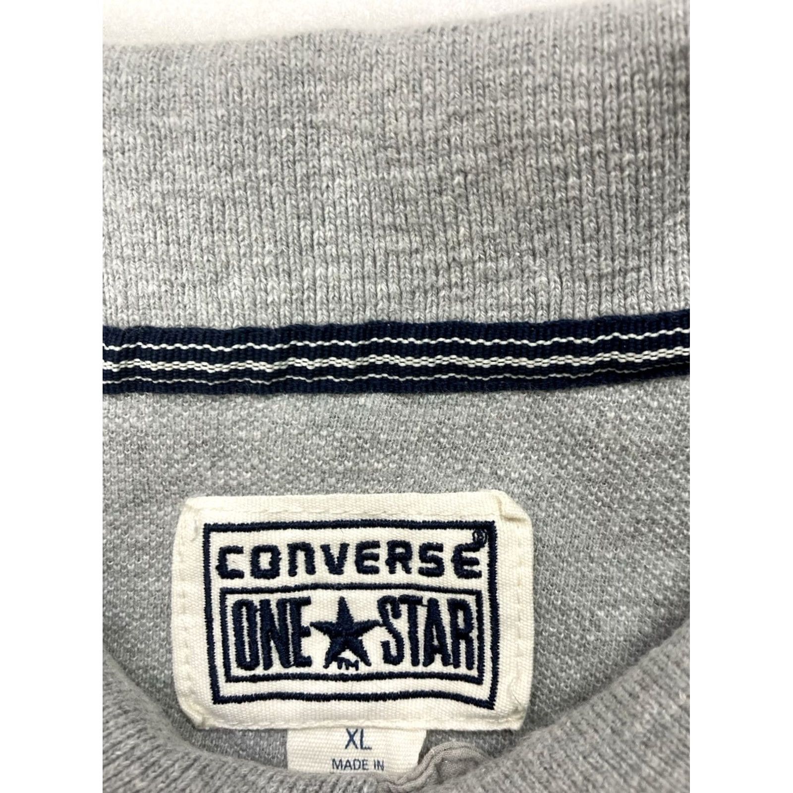 Converse VINTAGE Converse Polo Shirt Men XL Gray Short Sleeve Logo 3 White Size US XL / EU 56 / 4 - 5 Thumbnail