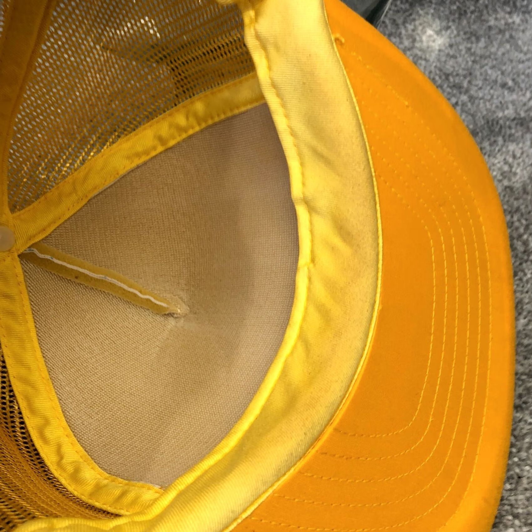 Vintage VINTAGE Myrtle Beach Trucker Hat Cap Snapback Yellow White 90s Y2K Men Size ONE SIZE - 6 Thumbnail