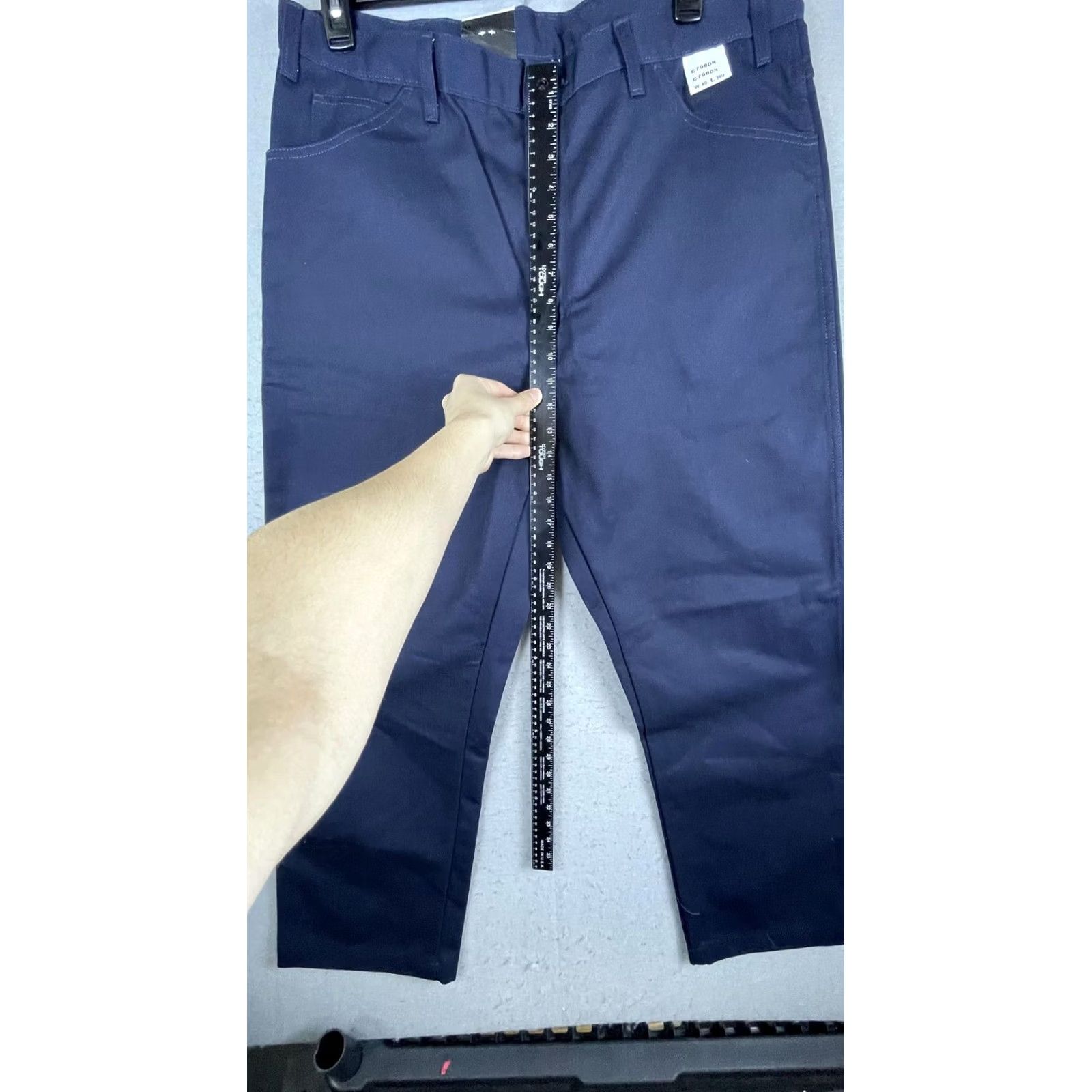 Dickies Dickies Chino Pants Mens 40x38 Blue 6-Pocket Regular Fit Wrinkle Resistant Twill Straight Front Workwear Casual Pants Mens 40 38 Blue Dickies Size US 40 / EU 56 - 3 Thumbnail