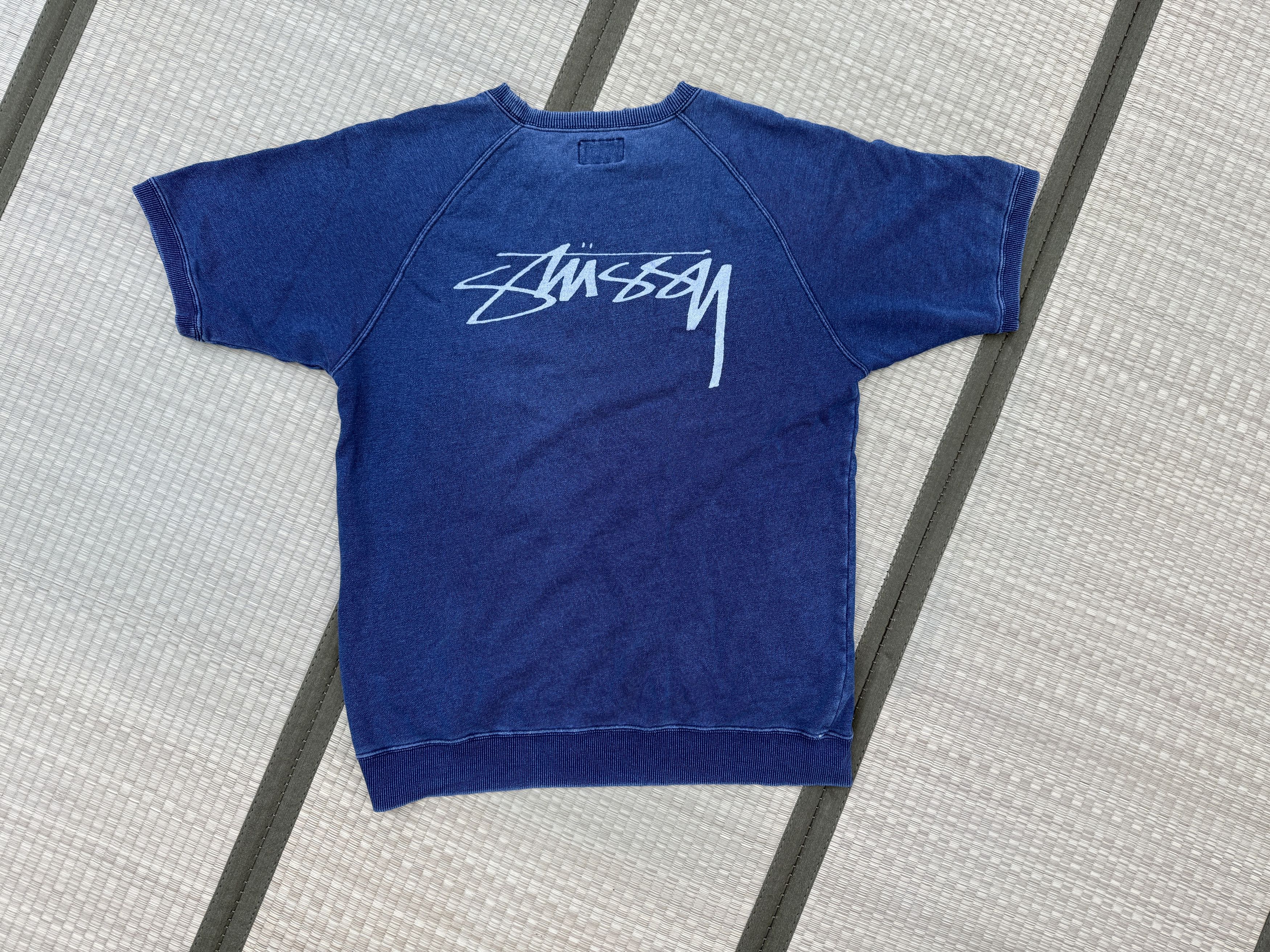 Stussy Indigo SS Crewneck Size US M / EU 48-50 / 2 - 2 Thumbnail