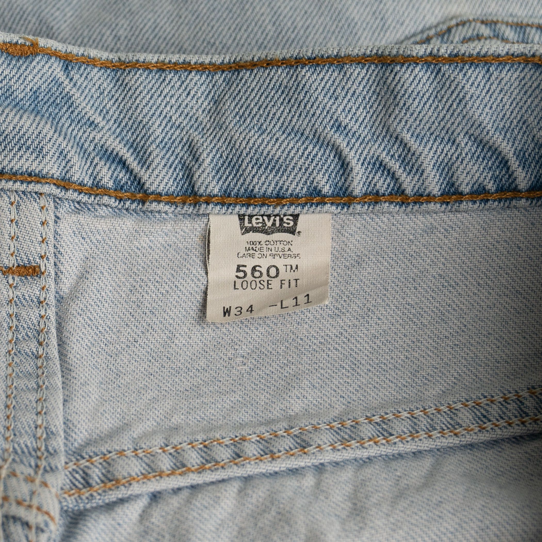 Levi's Vintage 1990's Levi's Paint Splatter Distressed Denim Shorts Size US 34 / EU 50 - 4 Thumbnail