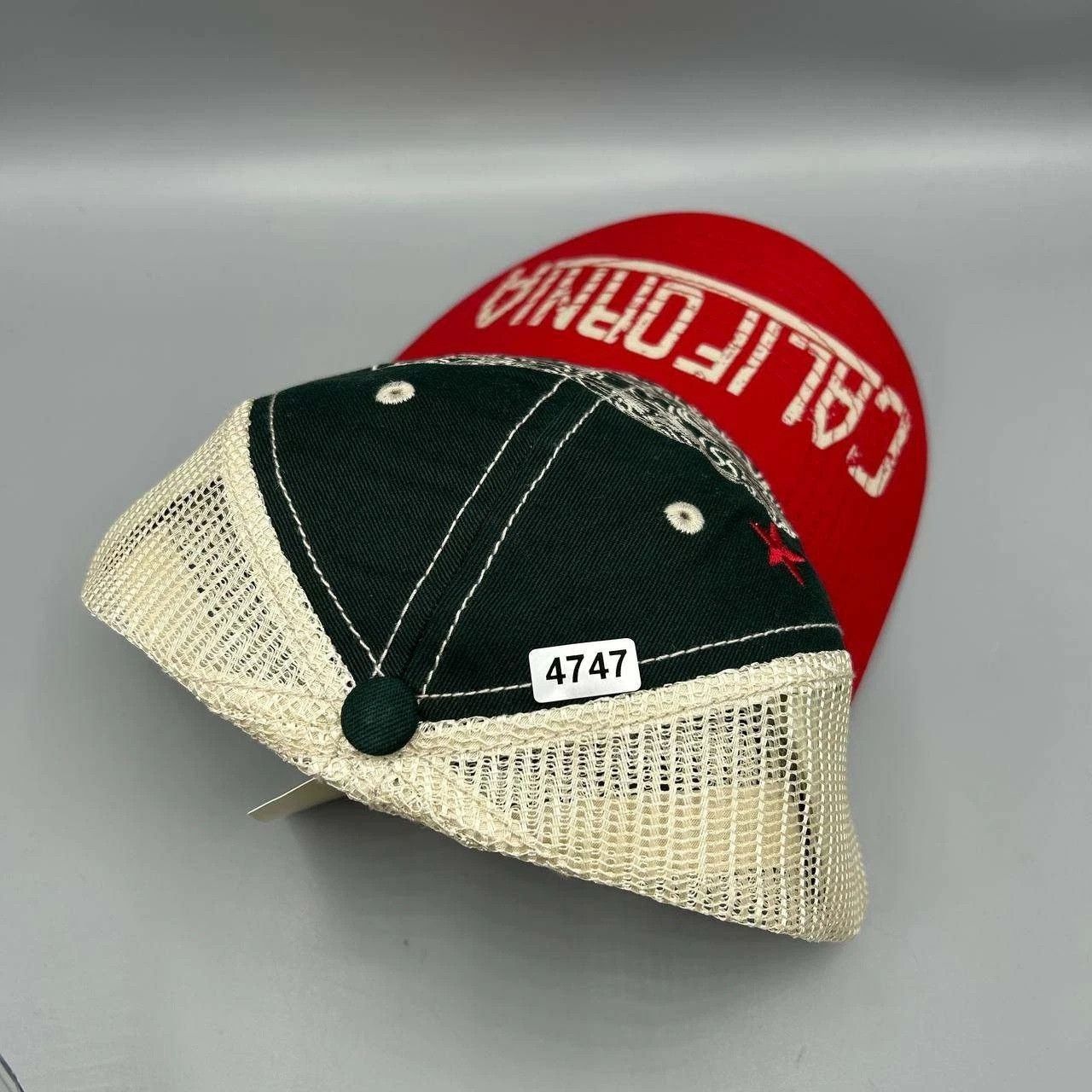 The Game Vintage California Republic Trucker Hat Men Green Snap Back Size ONE SIZE - 8 Thumbnail