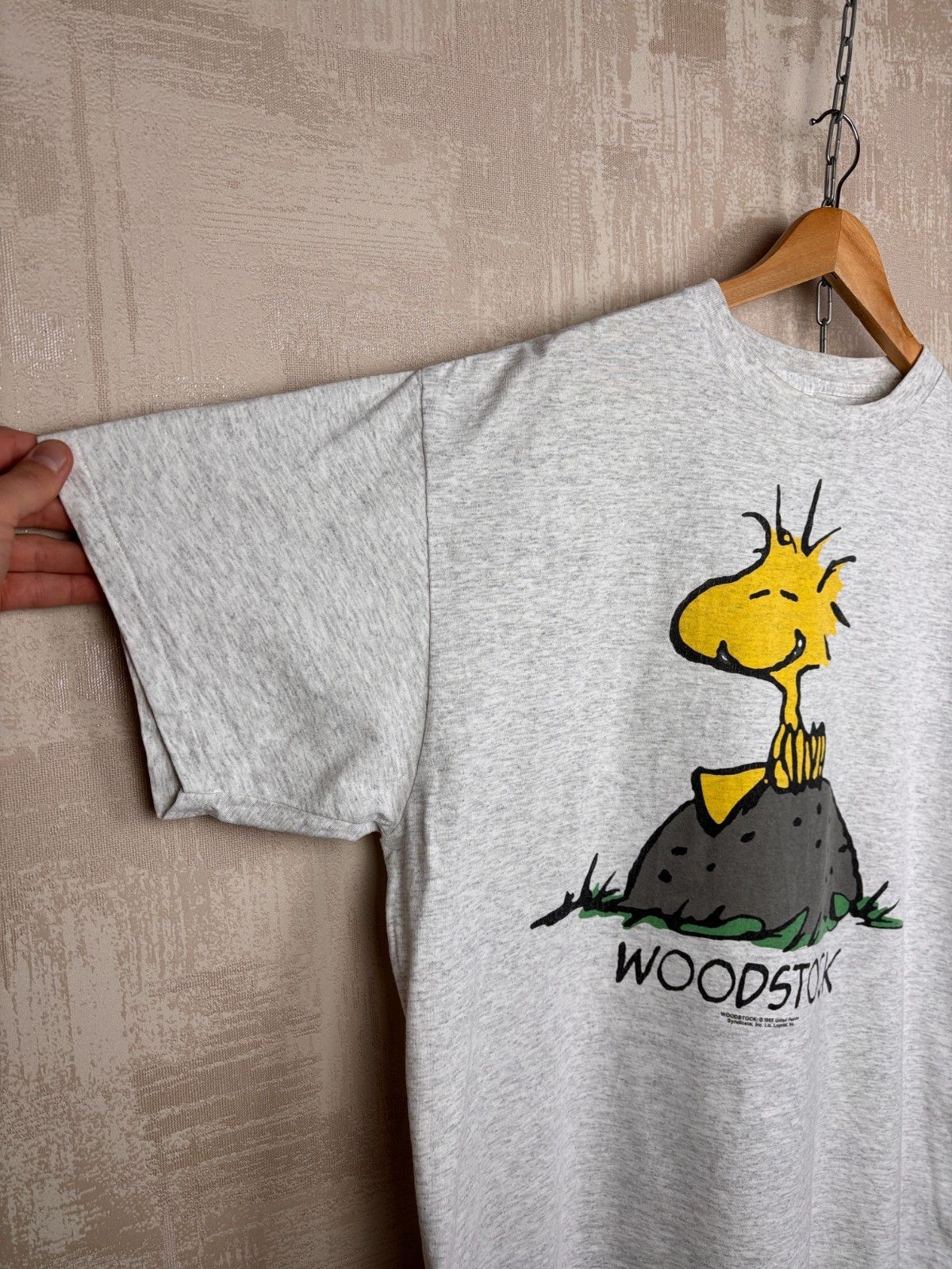 Delta Vintage Woodstock 1969 Peanuts T-shirt Single Stitch USA Size US XL / EU 56 / 4 - 5 Thumbnail