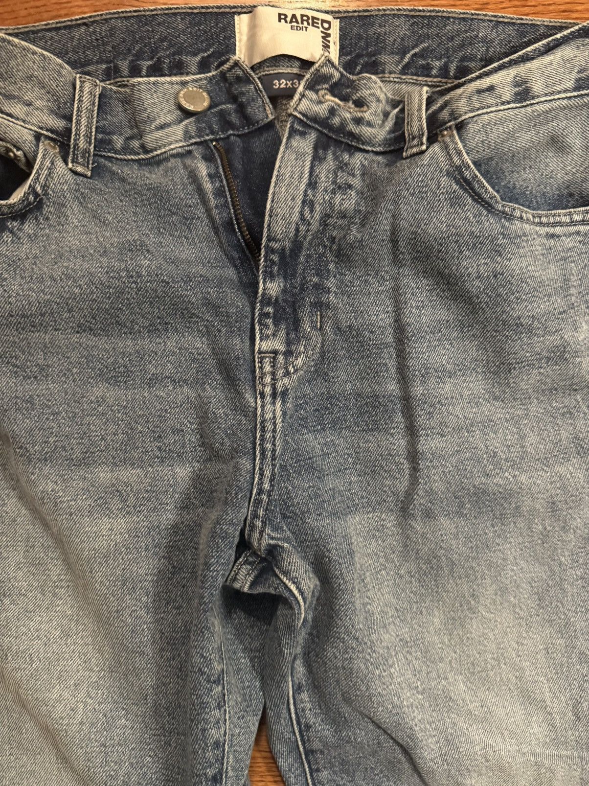 Pacsun Pacsun Rare DNM Edit Denim Straight Jeans Size US 32 / EU 48 - 8 Thumbnail