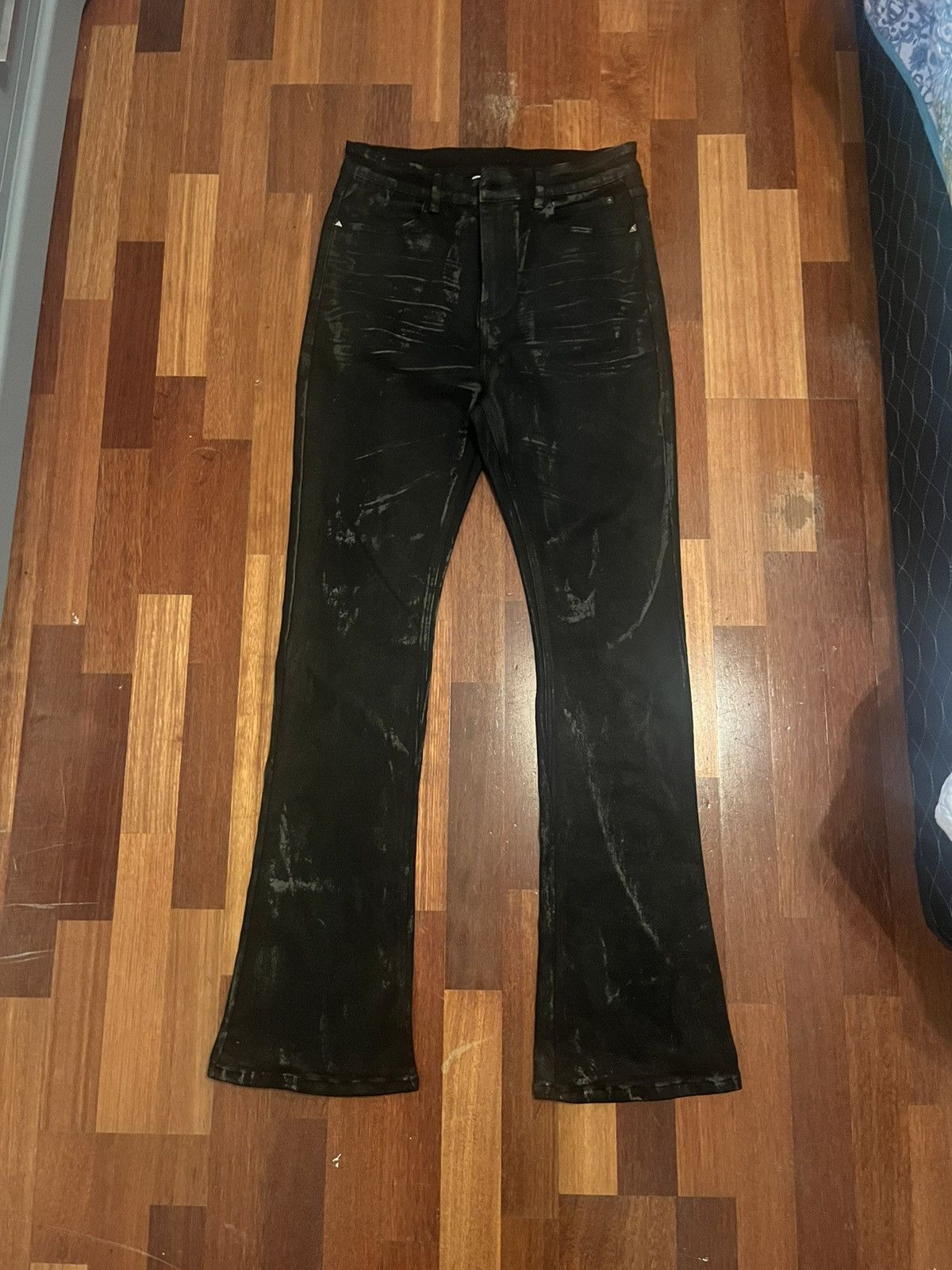 Other Witness Valley Oil Spill Flared Denim Size US 32 / EU 48 - 4 Thumbnail