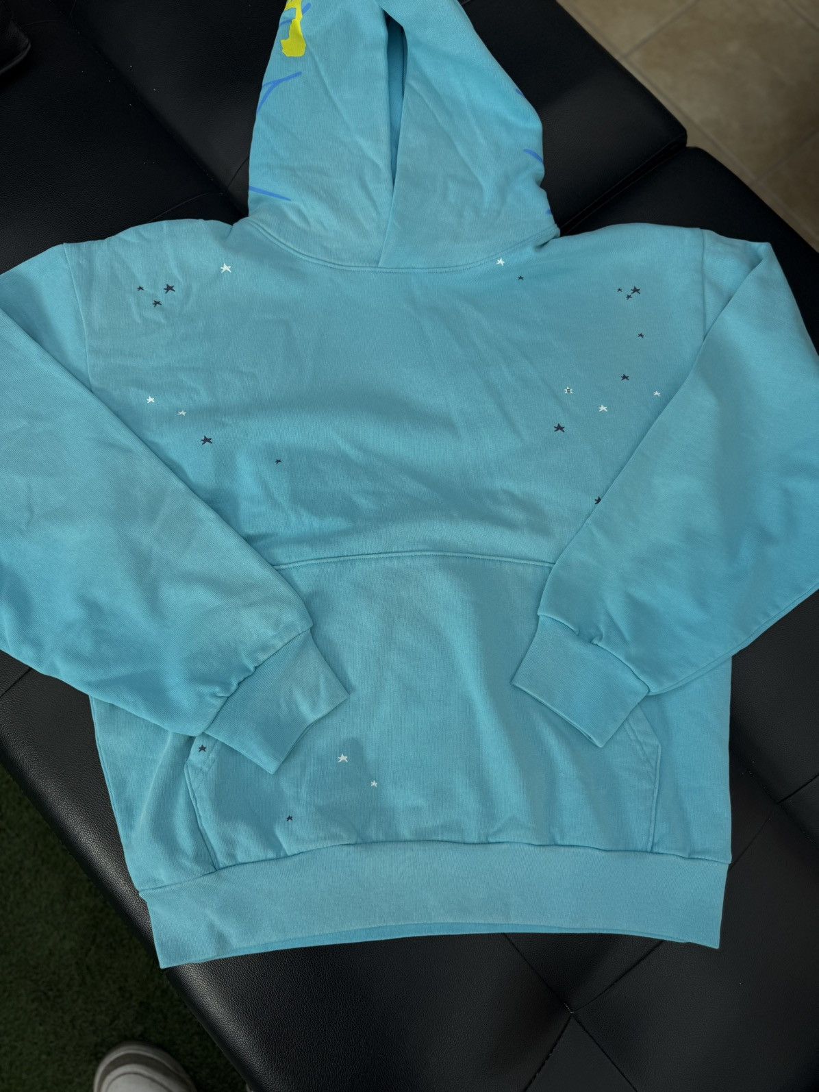 Sp5der Sp5der Hoodie Blue Yellow Size Large Brand New Size US L / EU 52-54 / 3 - 4 Thumbnail