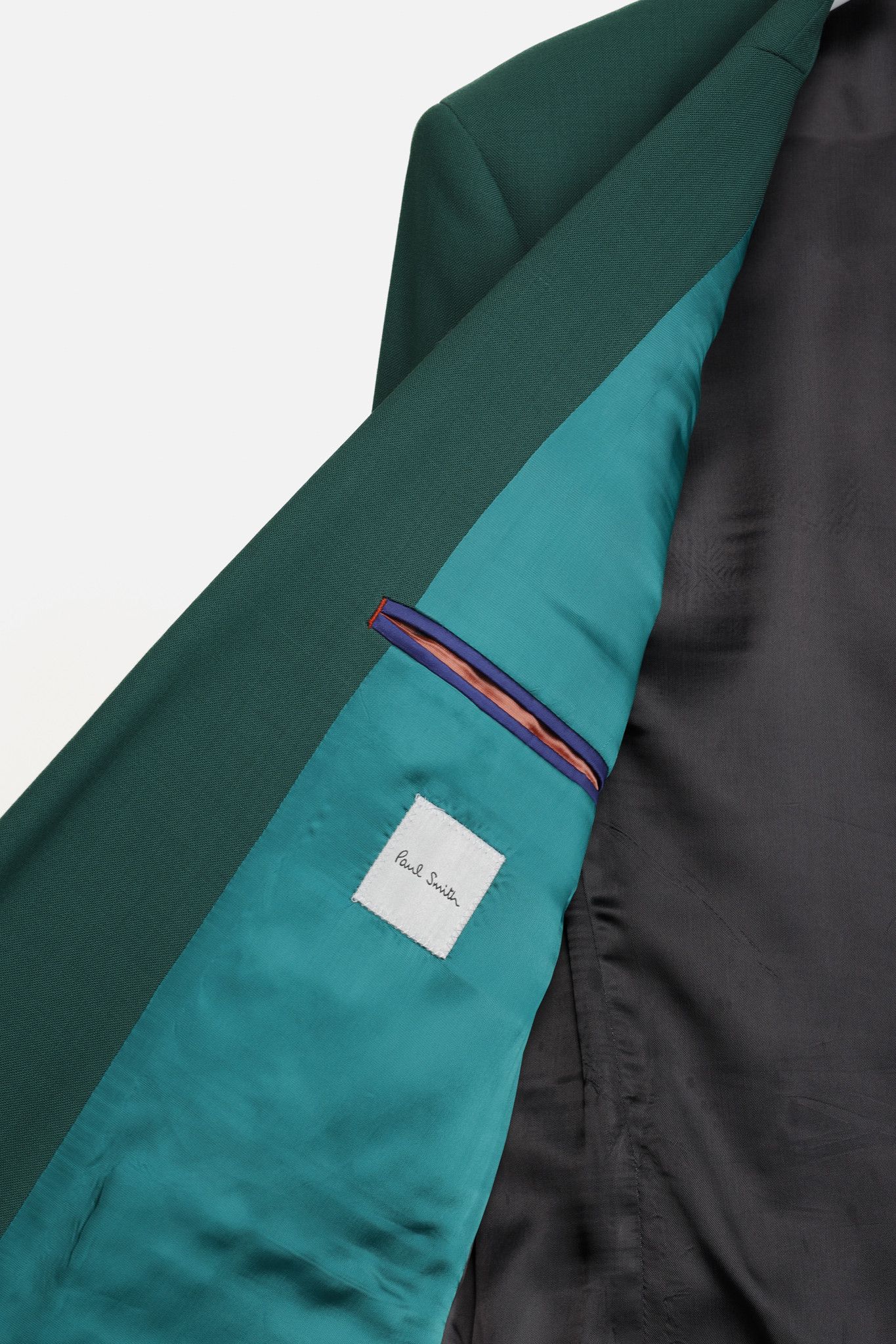 Paul Smith Paul Smith Green Suiting Blazer Jacket Double Vent Size 54L - 9 Thumbnail