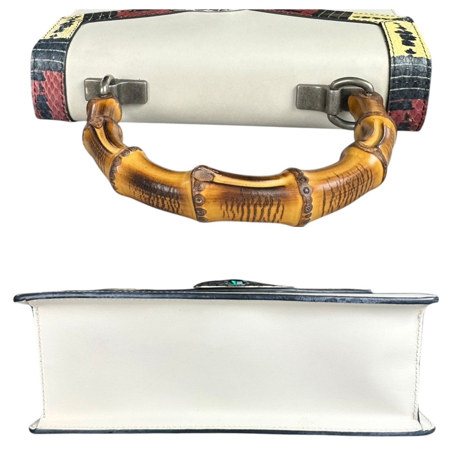 Gucci Gucci Snake Bamboo Top Handle Bag Size ONE SIZE - 5 Thumbnail