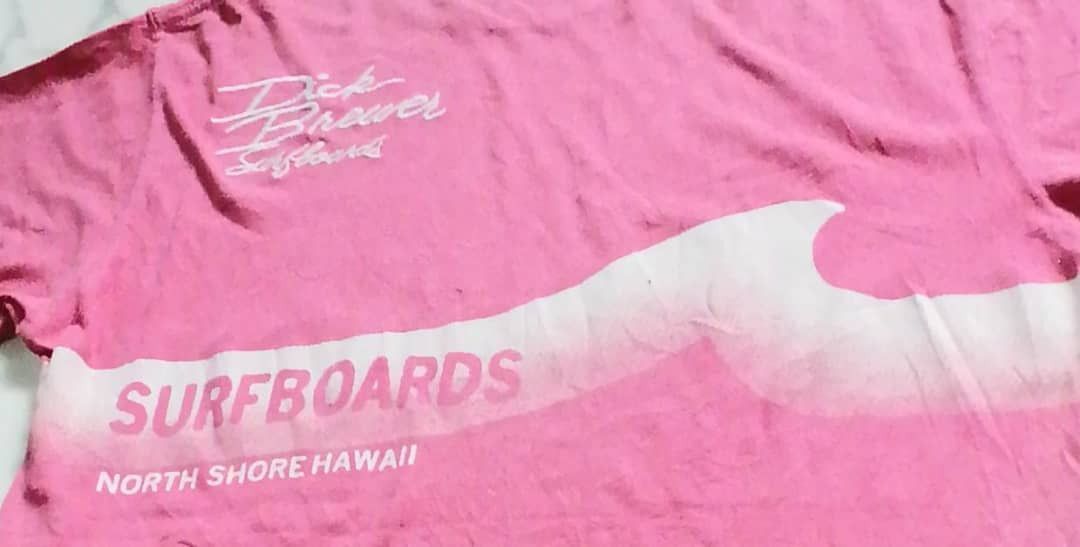 Vintage Vintage Dick Brewer Surfboards surf pink shirt Size US L / EU 52-54 / 3 - 8 Thumbnail