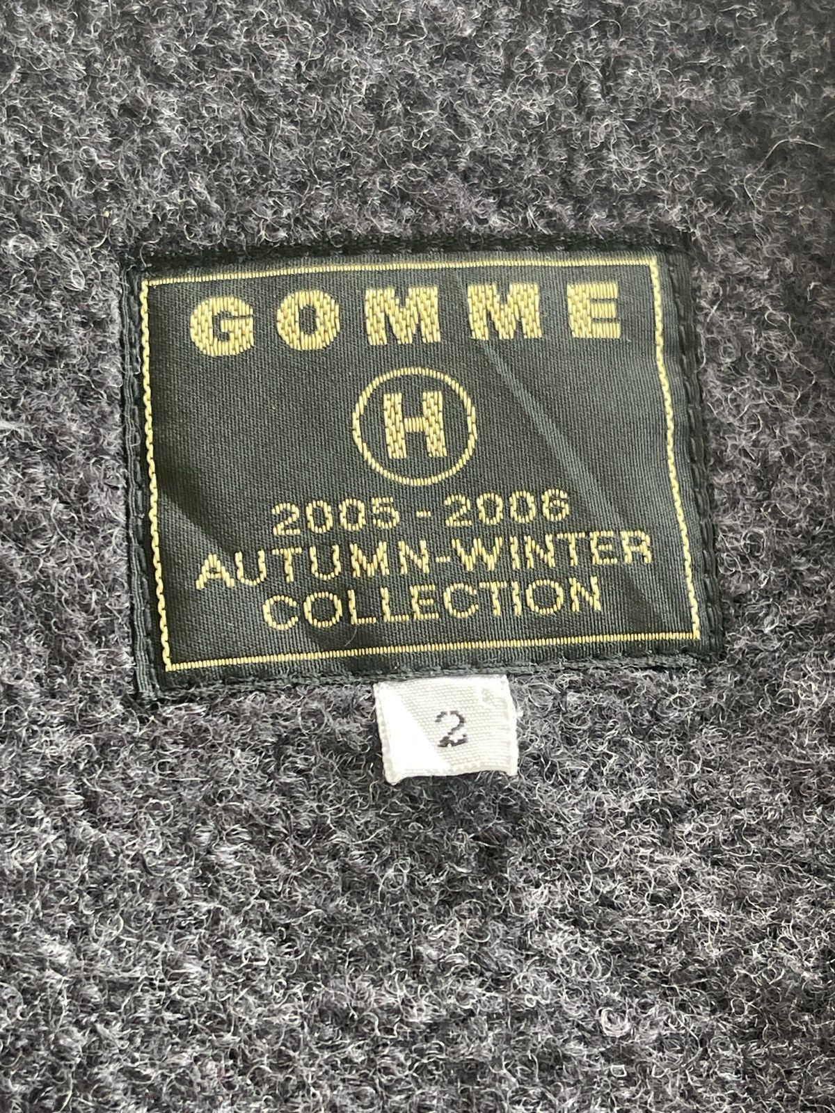 gomme 2005-06 Autumn Winter Gomme Double Breast Jacket Size US M / EU 48-50 / 2 - 5 Thumbnail