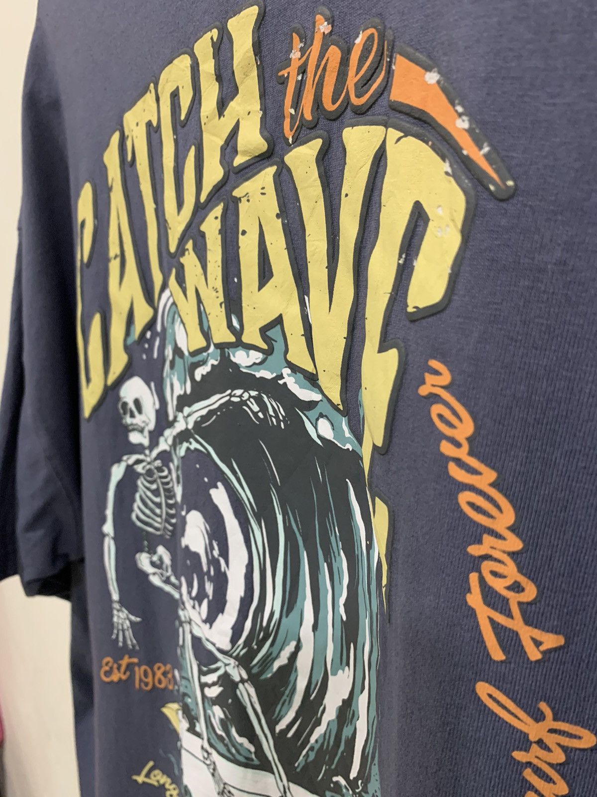If Six Was Nine Skeleton surfing Tee Size US XXL / EU 58 / 5 - 7 Thumbnail