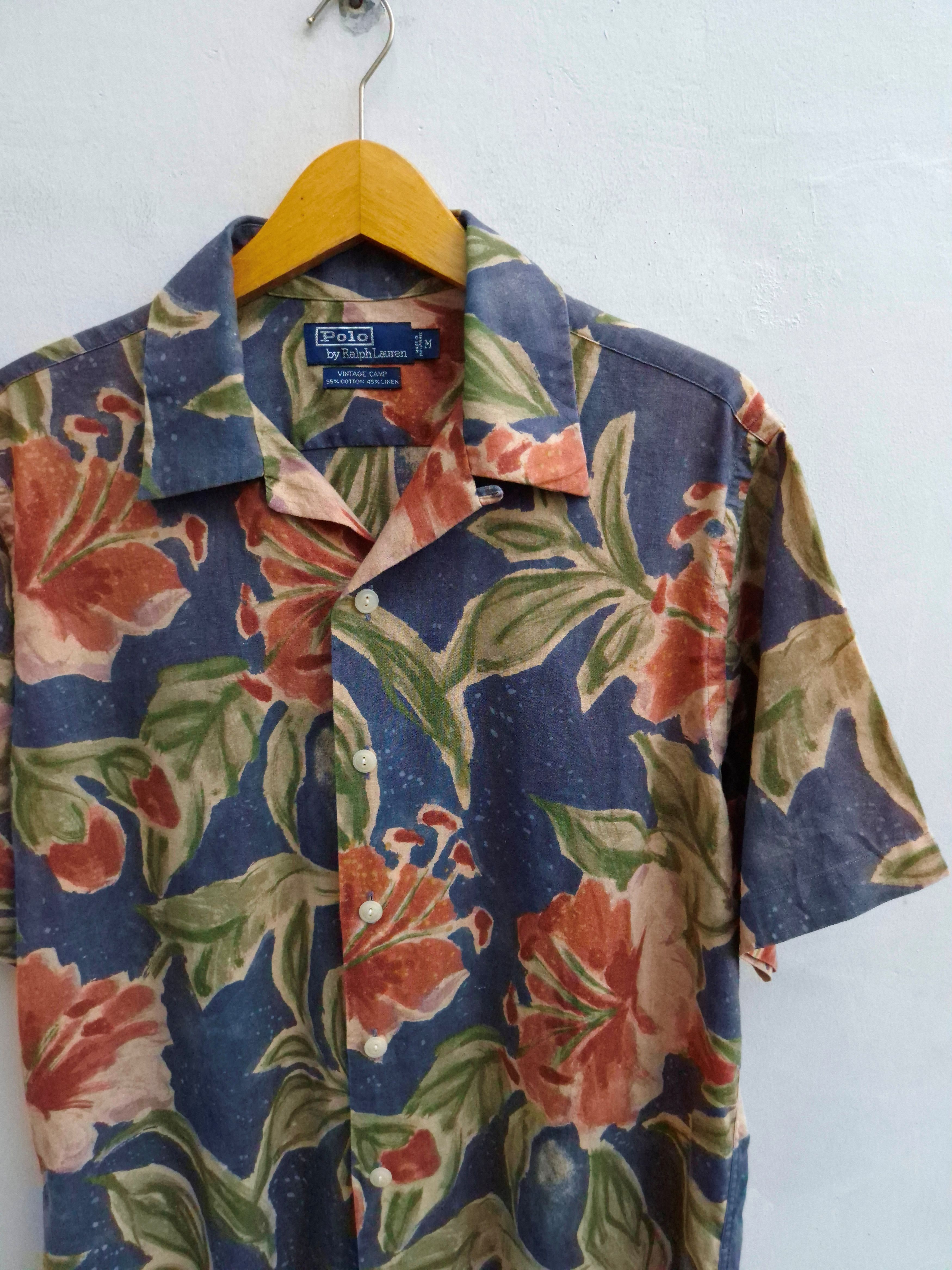 Polo Ralph Lauren × Ralph Lauren Polo Ralph Lauren Vintage Camp Hawaiian Shirt Size US M / EU 48-50 / 2 - 3 Thumbnail