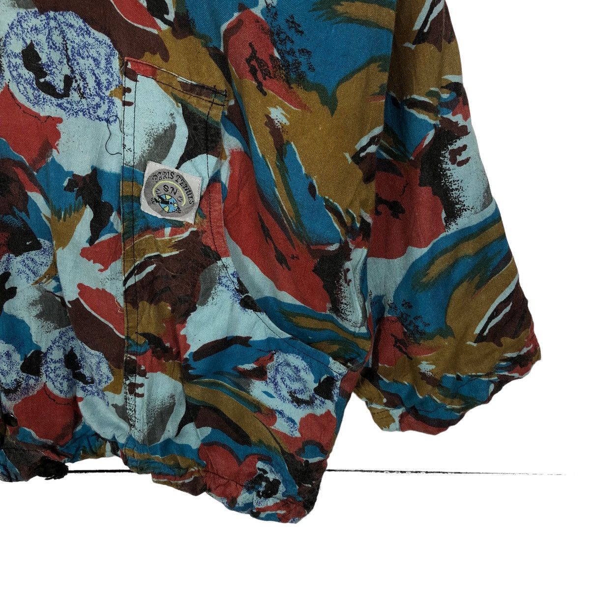 Japanese Brand VINTAGE SURVIVAL JACKET PAINT SPLASH OVERPRINT SN JAPAN Size US L / EU 52-54 / 3 - 4 Thumbnail