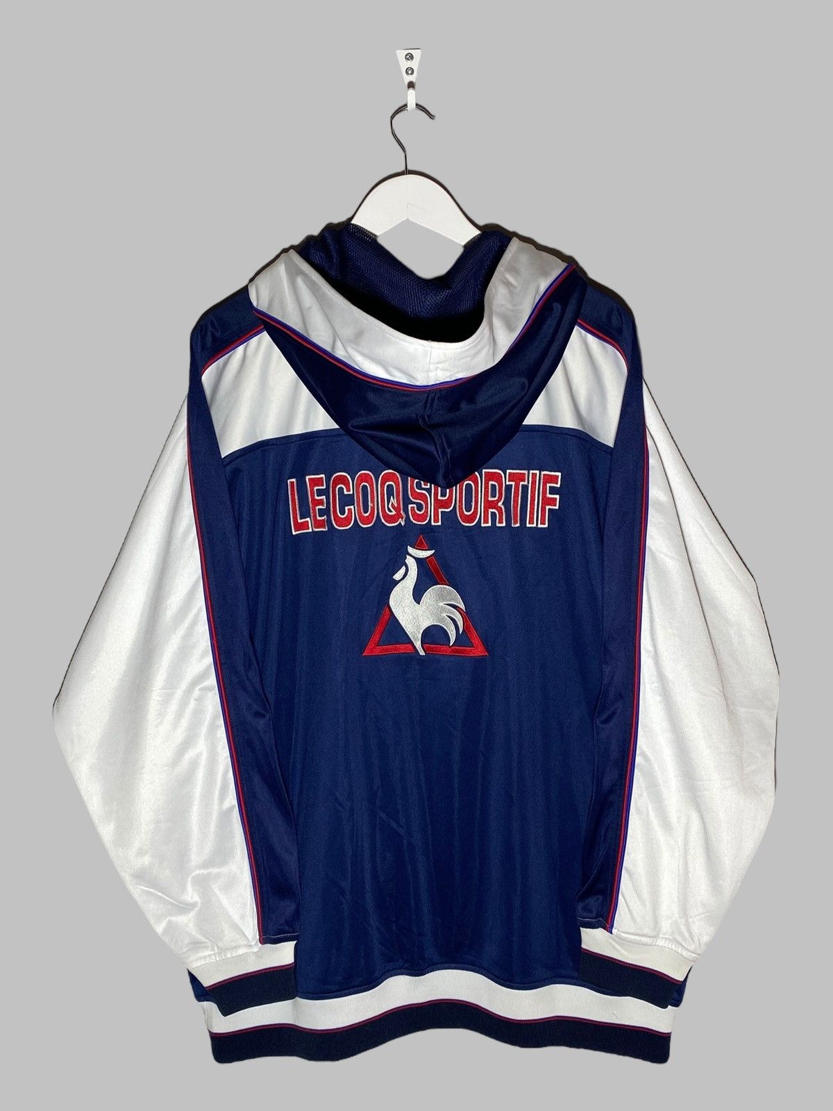 Le Coq Sportif Vintage 2000s Le Coq Sportif Crystal Palace Zip Hoodie Size US XXL / EU 58 / 5 - 2 Thumbnail