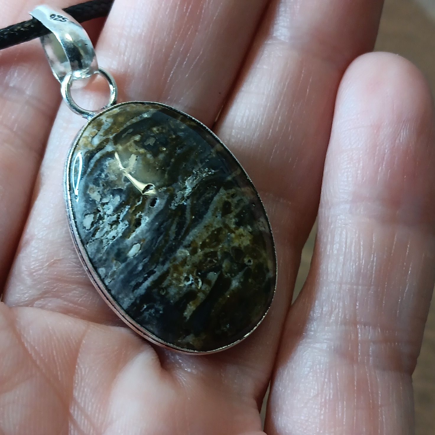 Other Ocean Jasper gemstone pendant necklace Size ONE SIZE - 5 Thumbnail