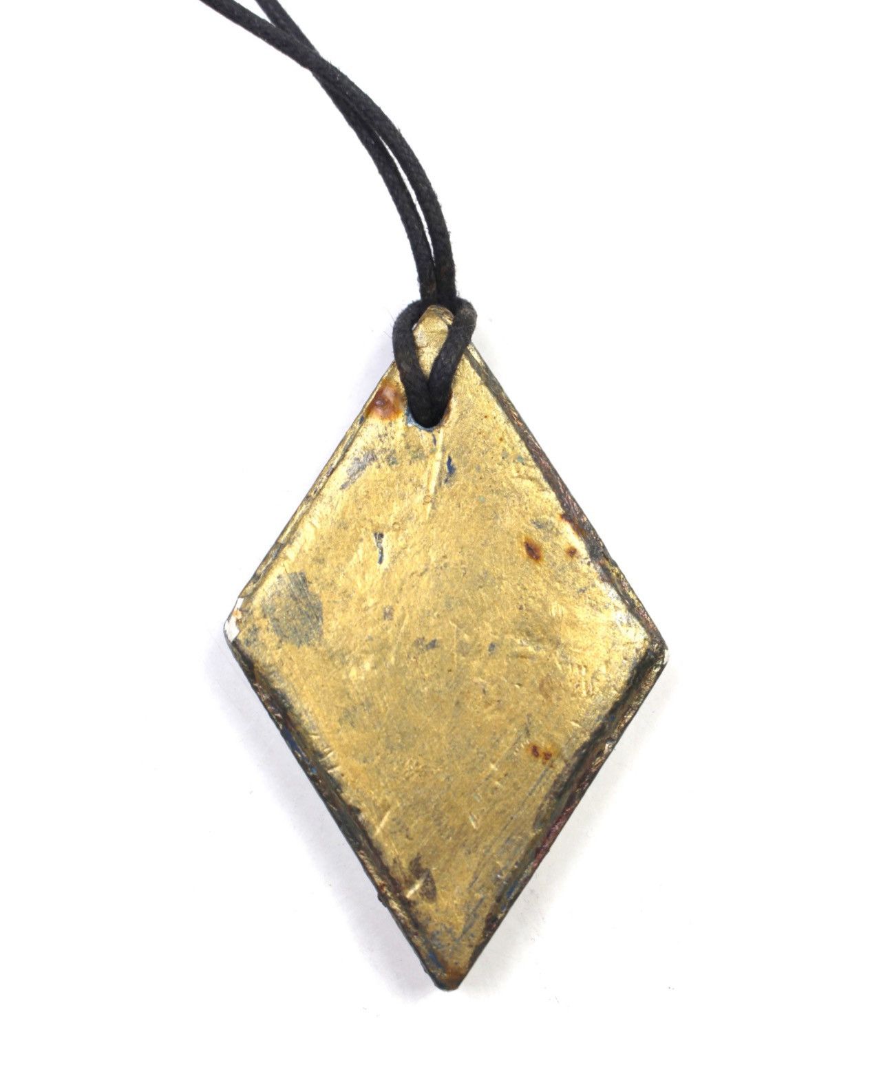 If Six Was Nine 2000S JAPANESE MADE HAND-PAINTED GOLD FOIL DIAMOND NECKLACE Size ONE SIZE - 4 Thumbnail